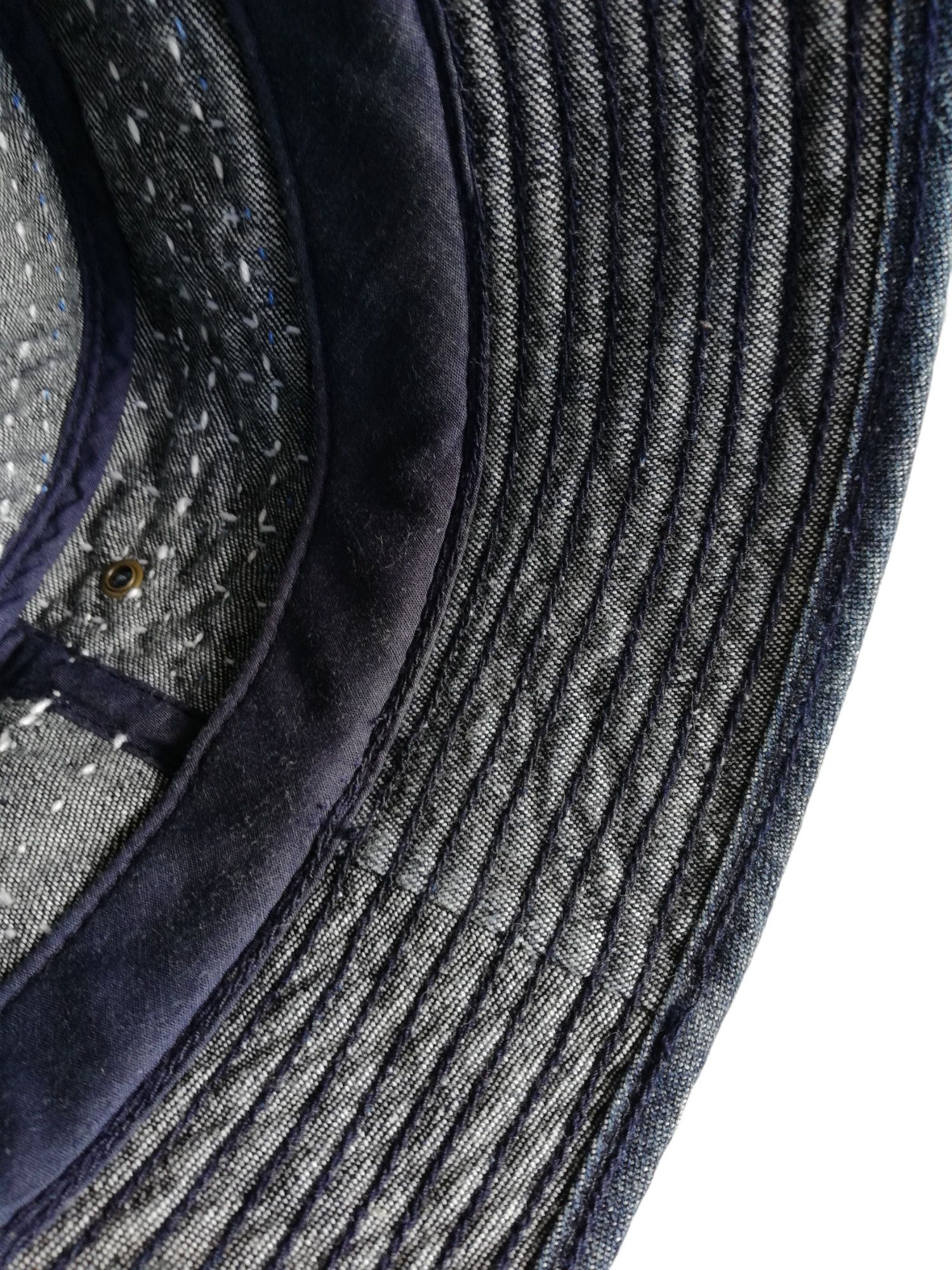 Japanese Brand 🔥Authentic🇯🇵 Boro Patchwork Sashiko Fisherman Bucket Hat Size ONE SIZE - 18 Thumbnail