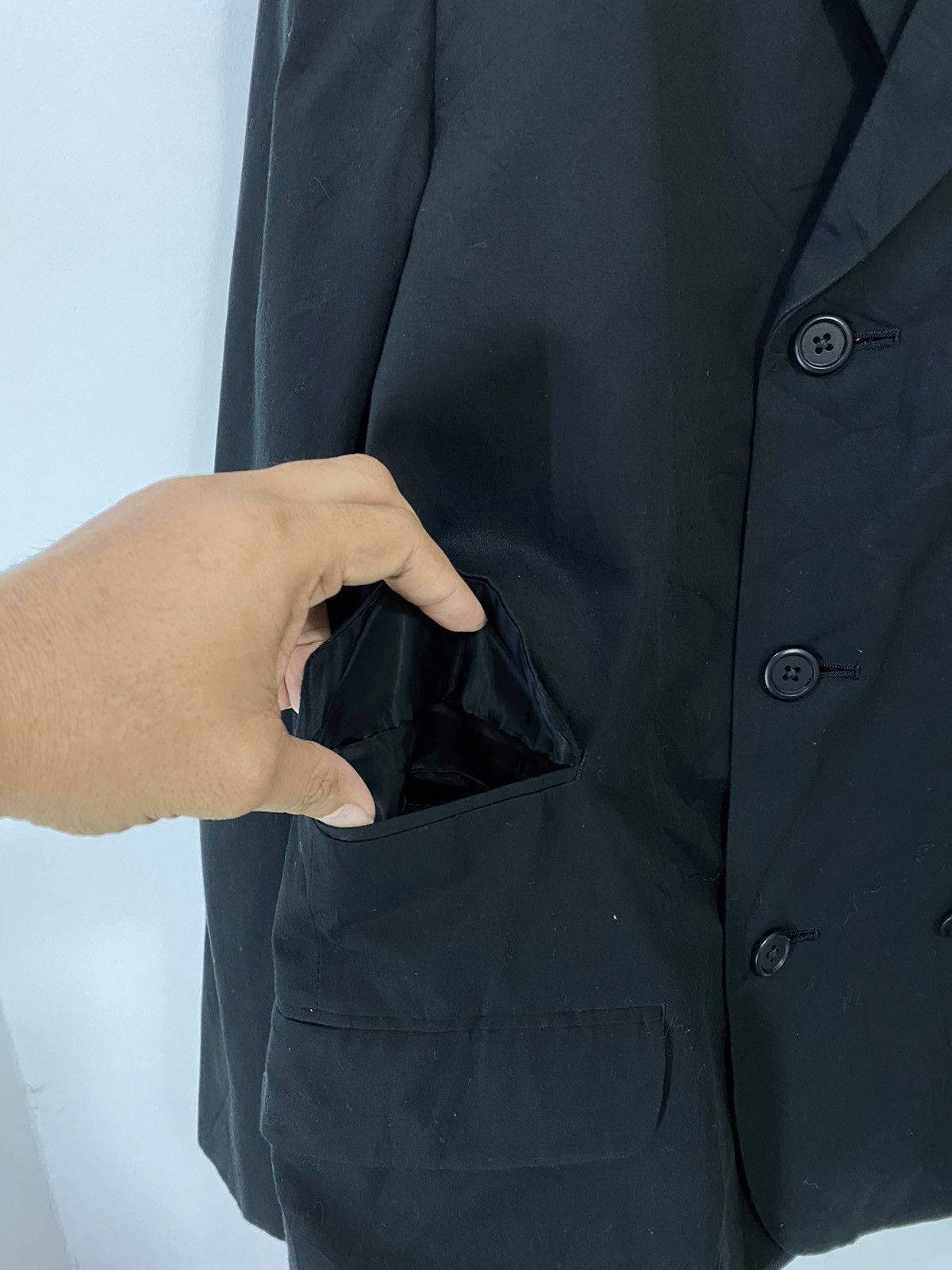 Yohji Yamamoto Yohji Yamamoto Y’s For Men double Breast Jacket BlackFashion Size US M / EU 48-50 / 2 - 7 Thumbnail