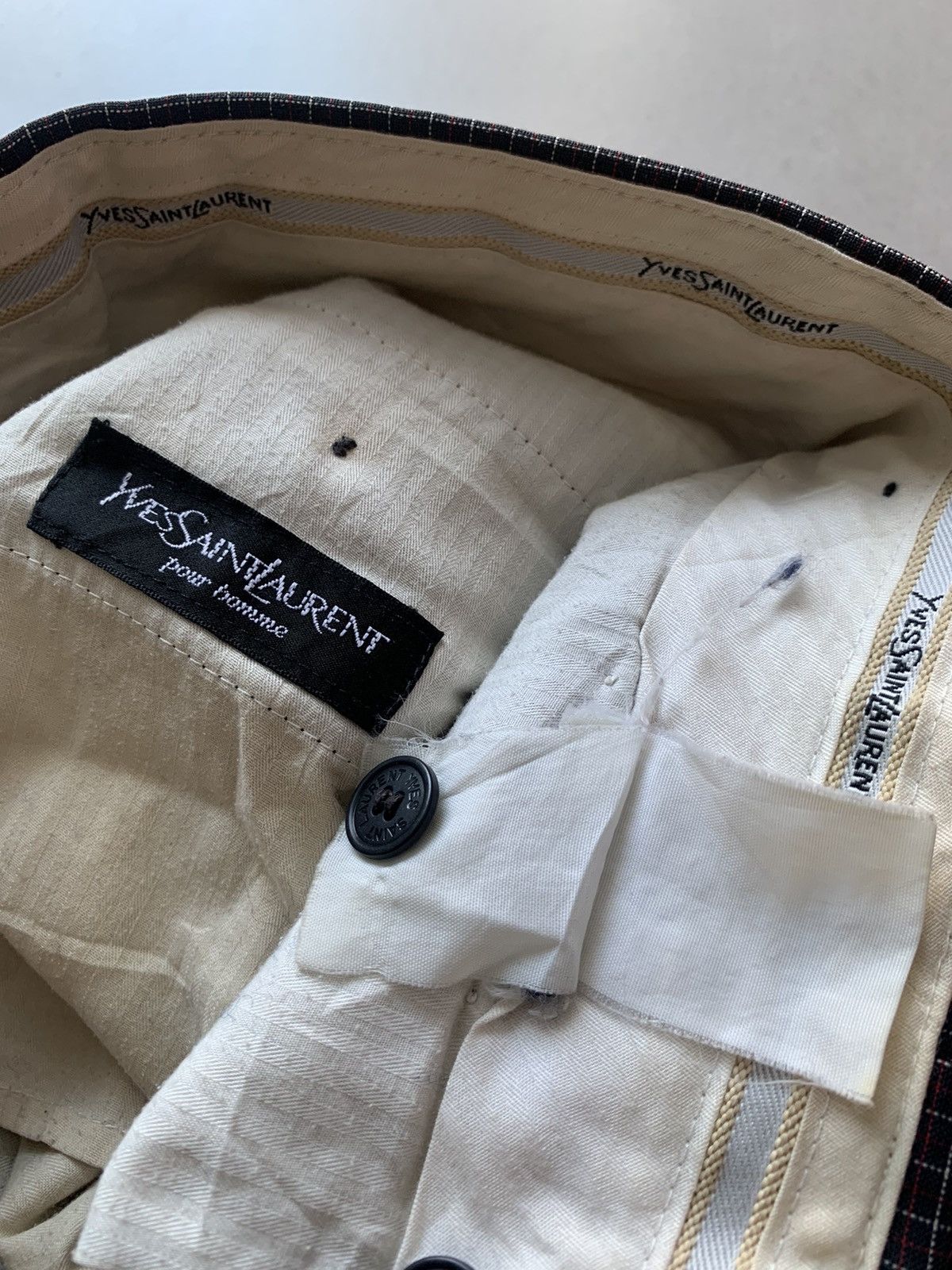 Yves Saint Laurent Vintage Yves Saint Laurent Tartan Casual Pants Size US 32 / EU 48 - 5 Thumbnail