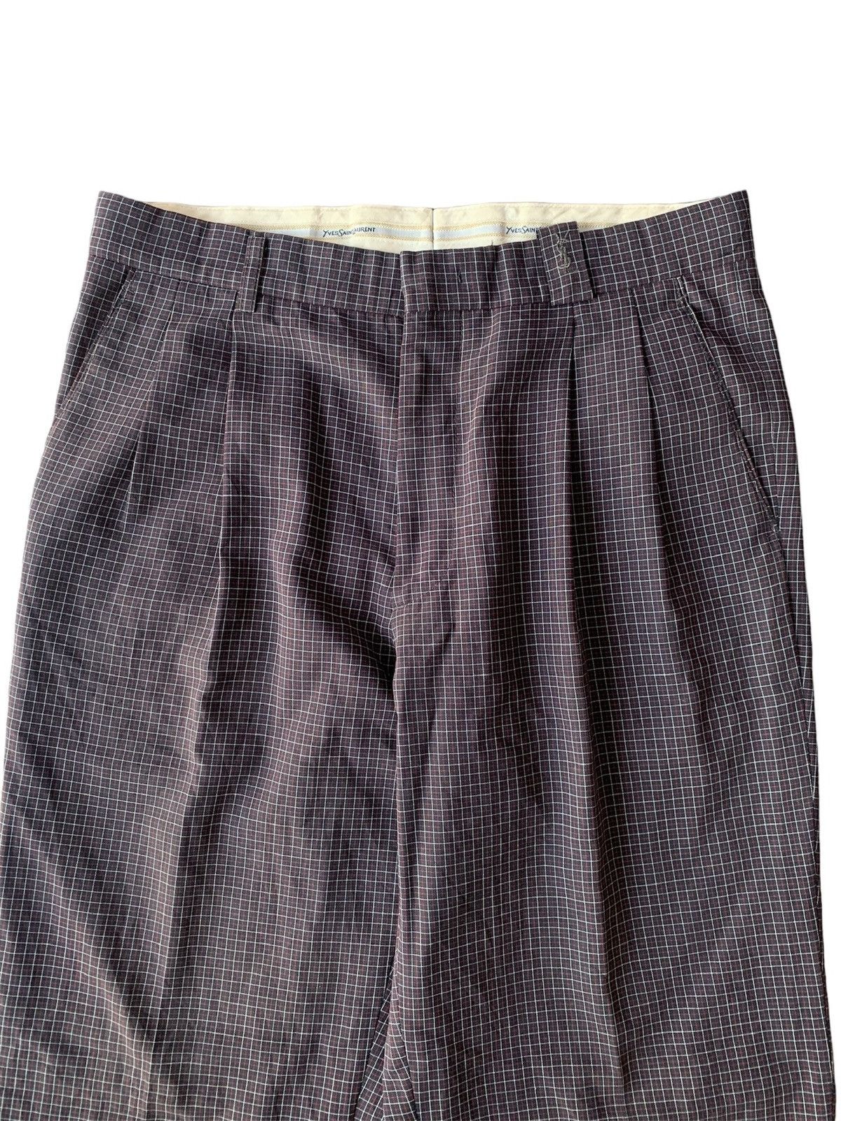 Yves Saint Laurent Vintage Yves Saint Laurent Tartan Casual Pants Size US 32 / EU 48 - 3 Thumbnail