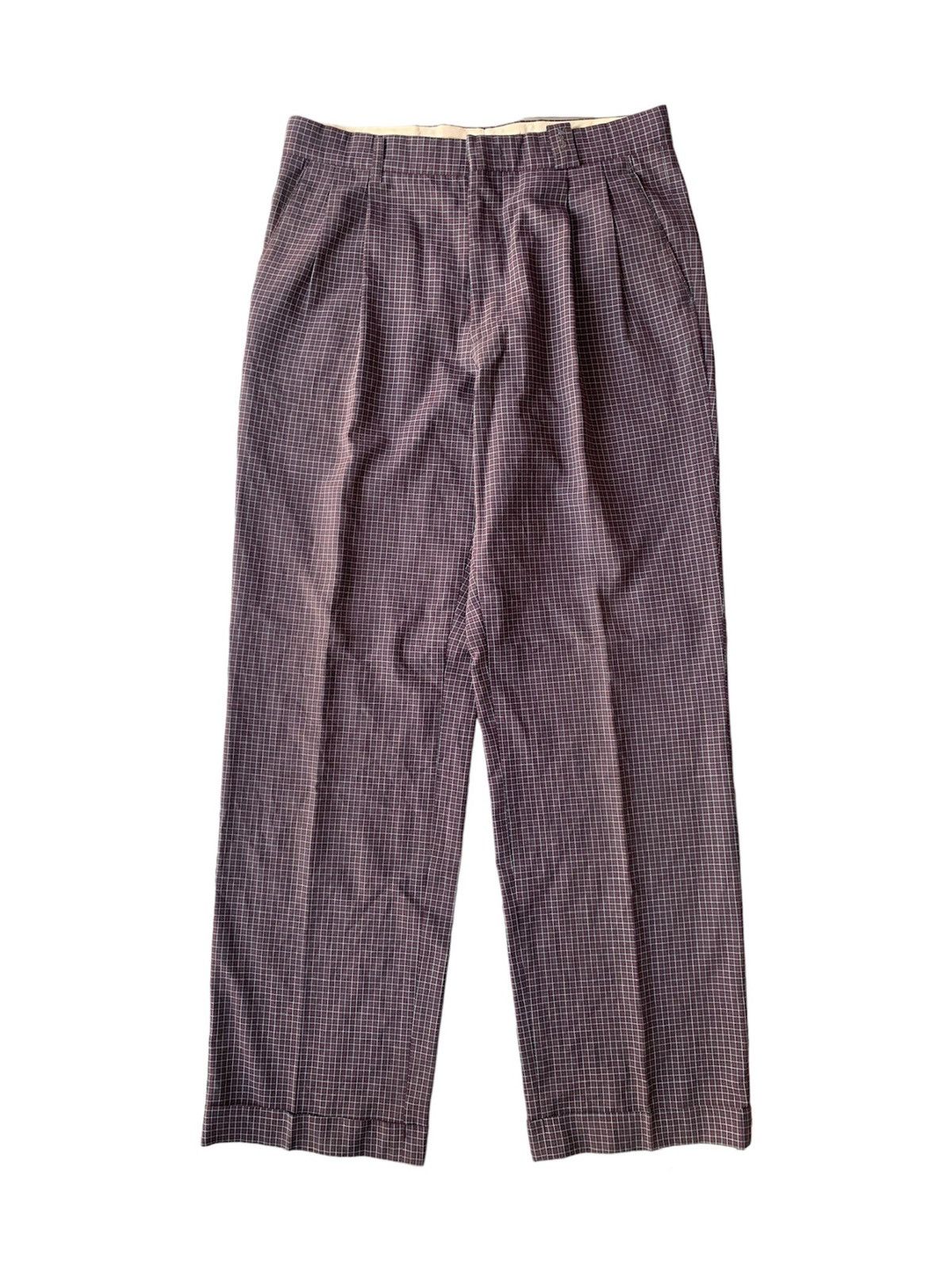 Yves Saint Laurent Vintage Yves Saint Laurent Tartan Casual Pants Size US 32 / EU 48 - 1 Thumbnail