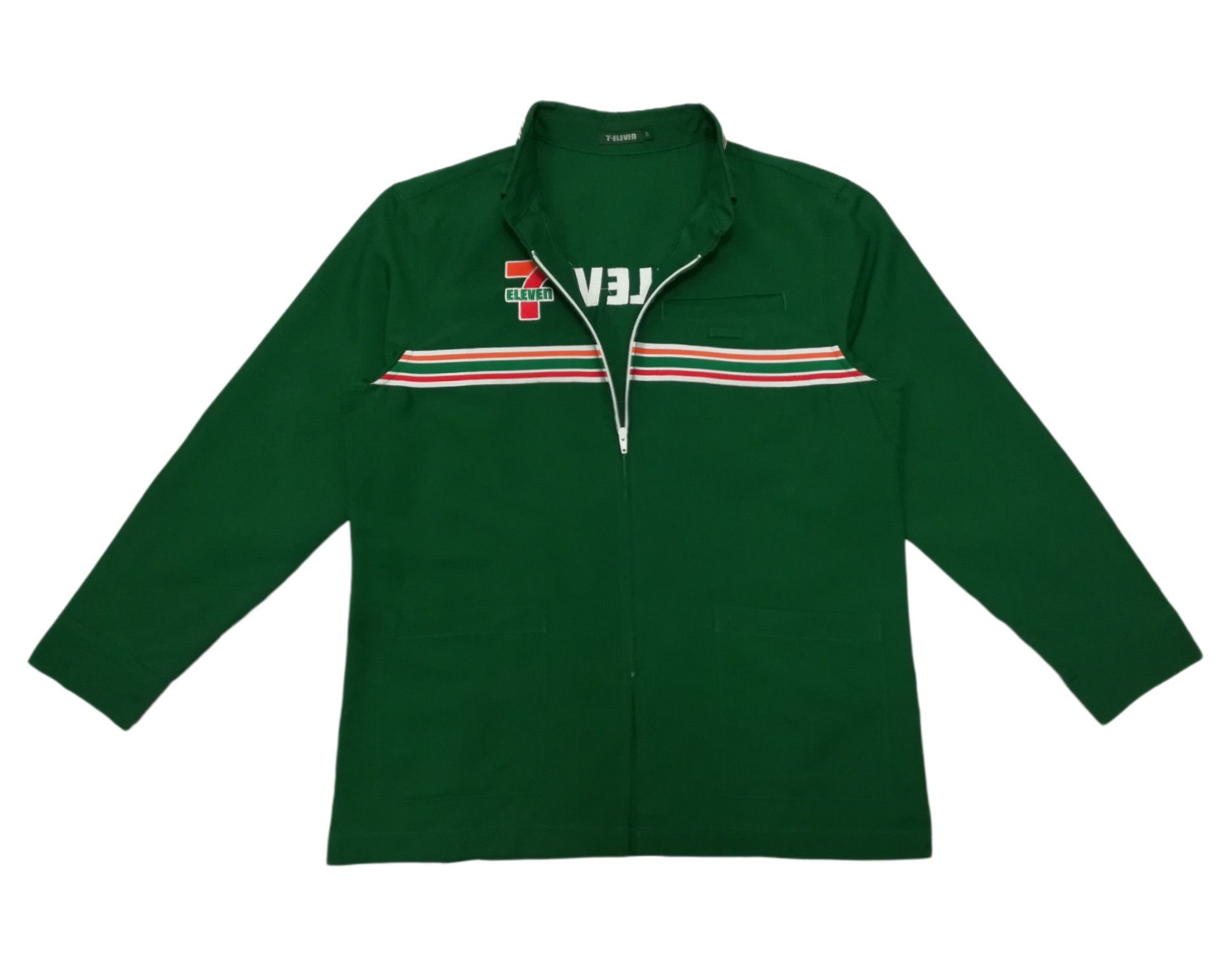 Seven 7 × Vintage 🔥Seven 7 Eleven Big Felt Logo Convertible Zip Work Shirt Size US M / EU 48-50 / 2 - 2 Thumbnail