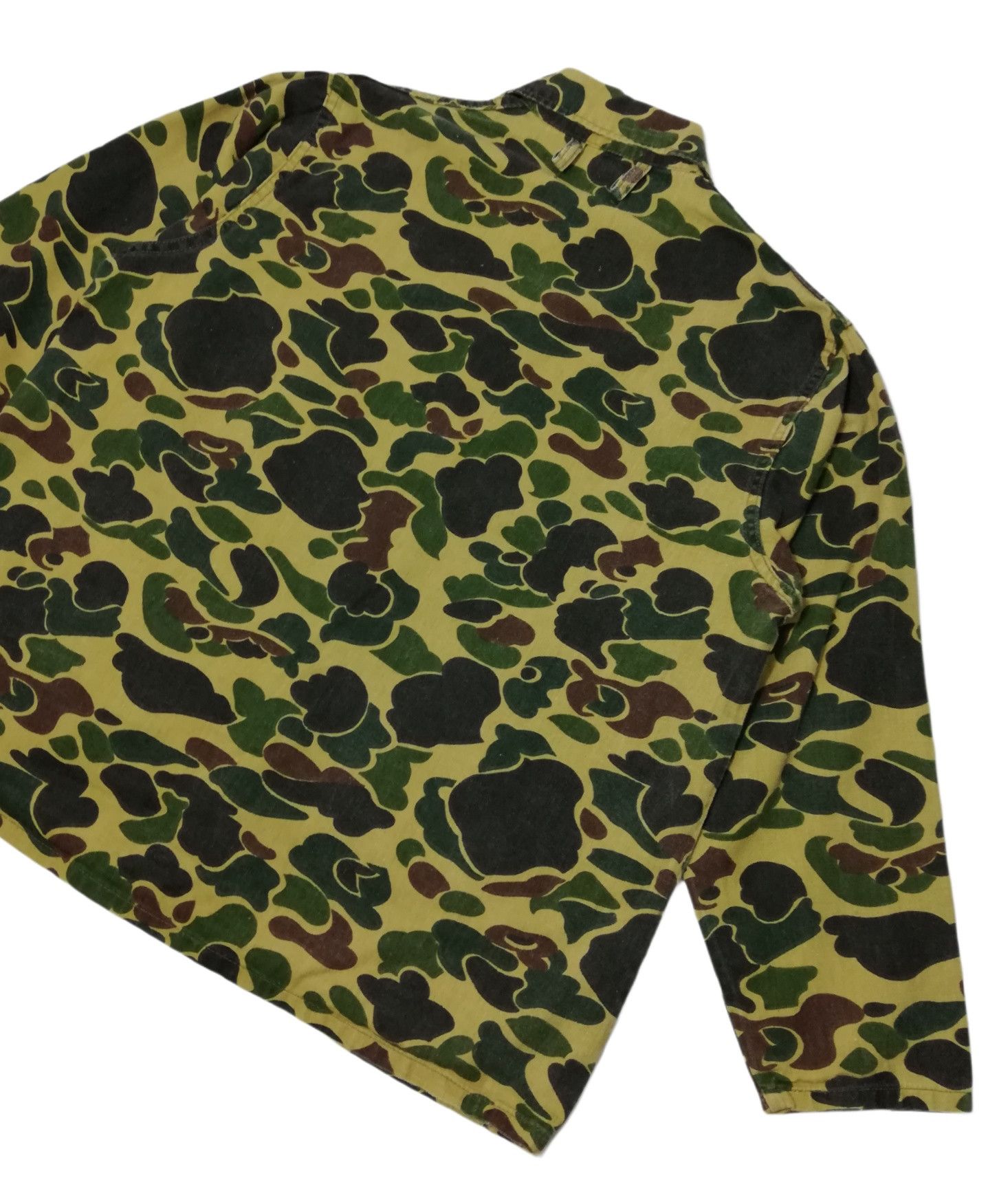 SafTbak × Vintage 🔥DOPE OG Vintage 70's Camouflage Duck Hunter Over-Shirt Size US L / EU 52-54 / 3 - 18 Thumbnail