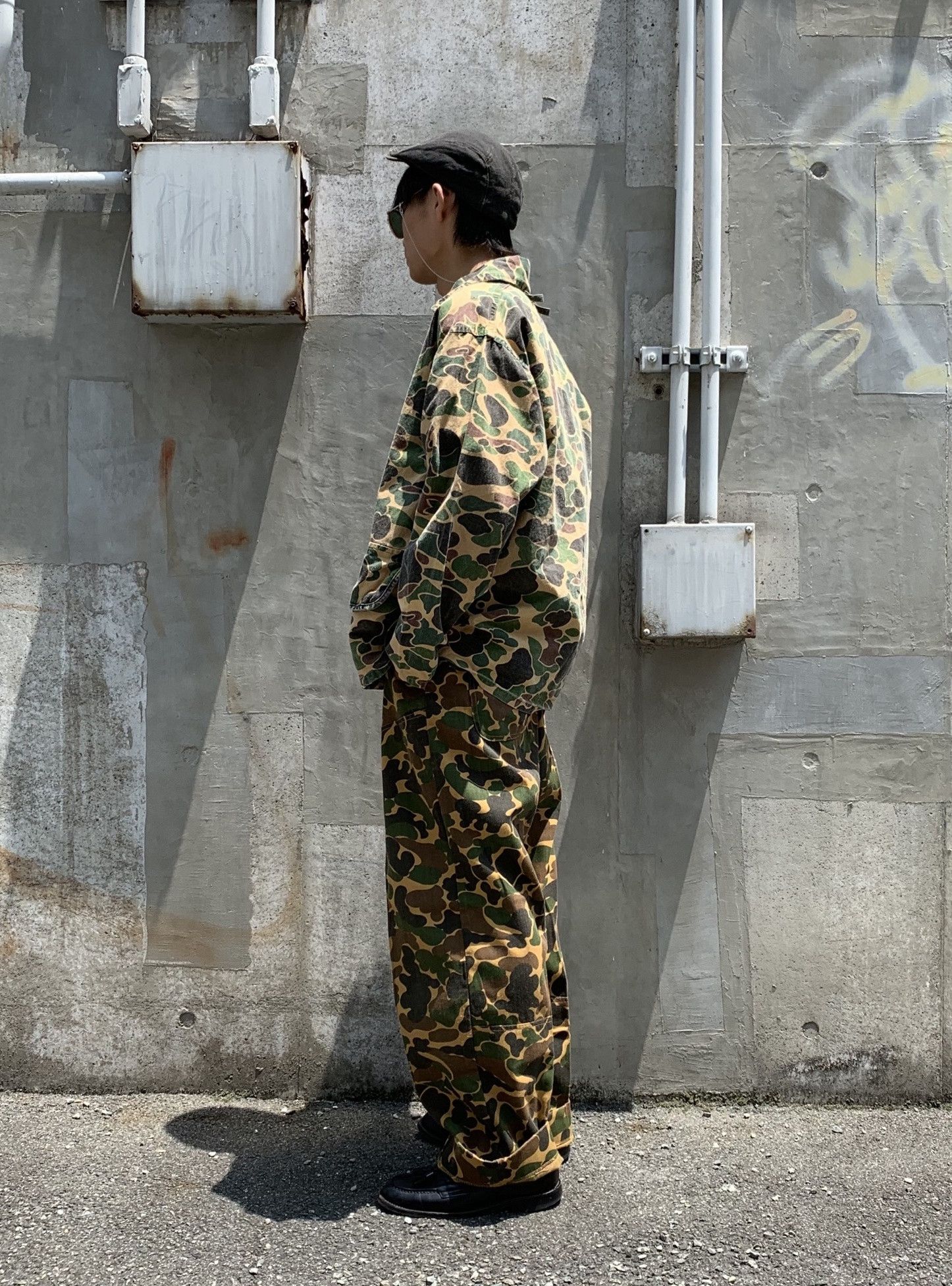SafTbak × Vintage 🔥DOPE OG Vintage 70's Camouflage Duck Hunter Over-Shirt Size US L / EU 52-54 / 3 - 3 Thumbnail