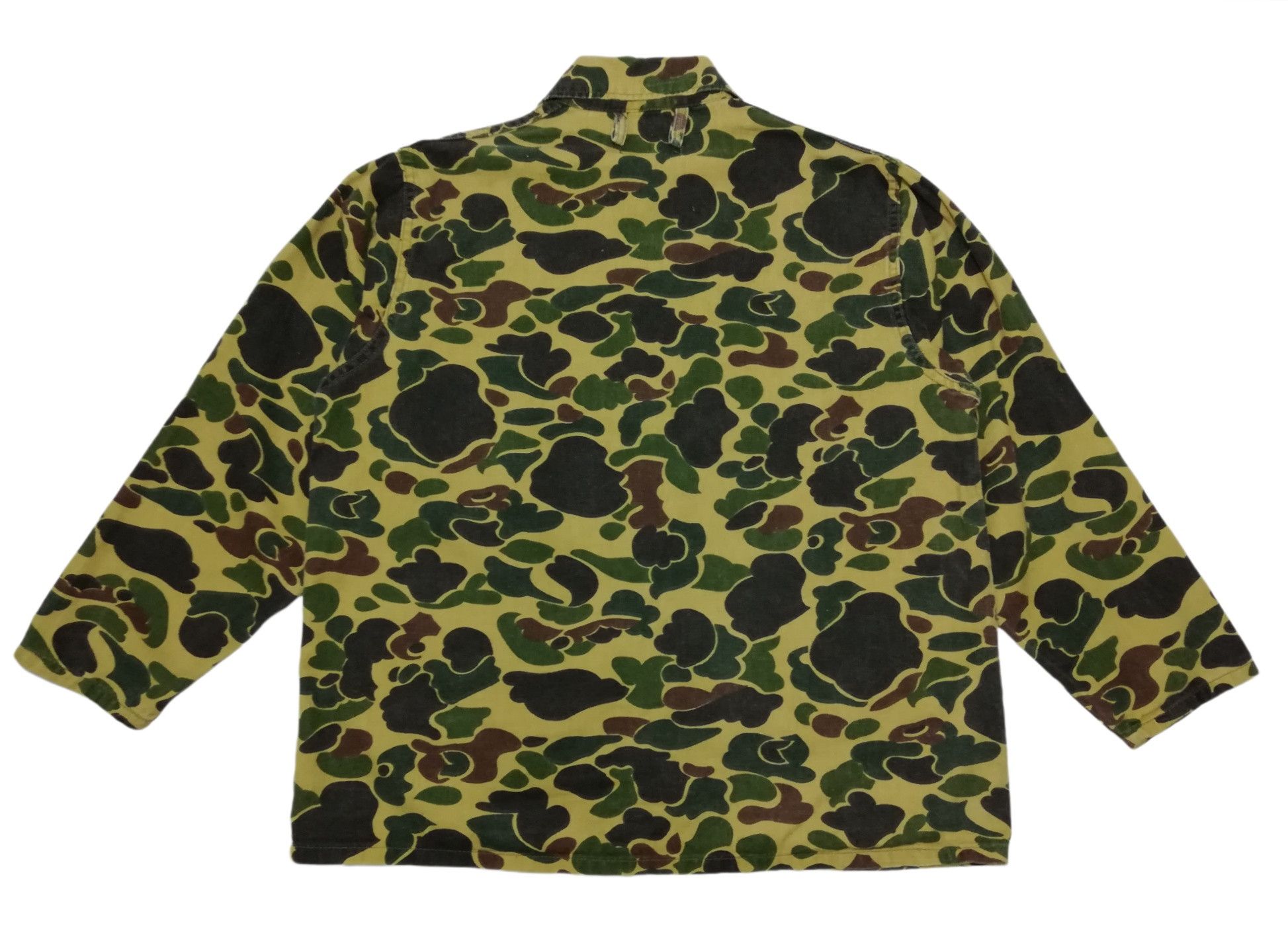 SafTbak × Vintage 🔥DOPE OG Vintage 70's Camouflage Duck Hunter Over-Shirt Size US L / EU 52-54 / 3 - 16 Thumbnail