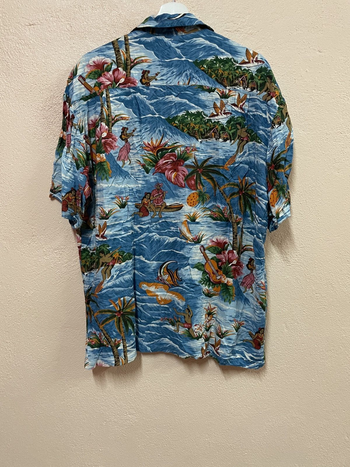 Other Kennington California Hawaiian shirt Hula Girl Dancer 80's Size US XL / EU 56 / 4 - 8 Thumbnail