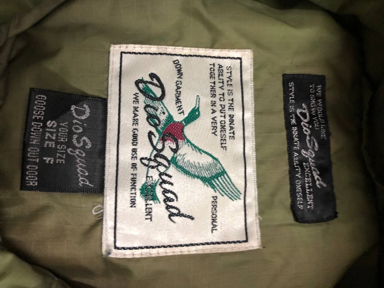 Japanese Brand × Vintage SICK🔥Sun Faded Dio Squad Down Jacket Size US L / EU 52-54 / 3 - 8 Thumbnail