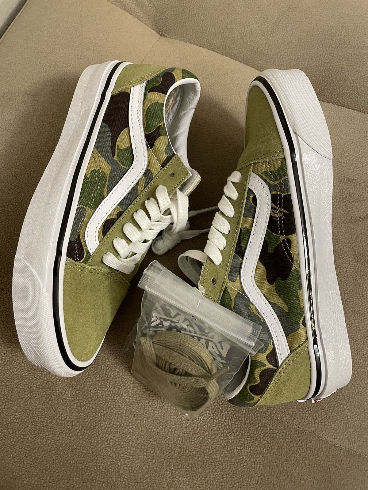 Bape × Vans Bape X Vans Old skool 36 D ABC Camo size 5 Size US 5 / EU 37 - 3 Thumbnail