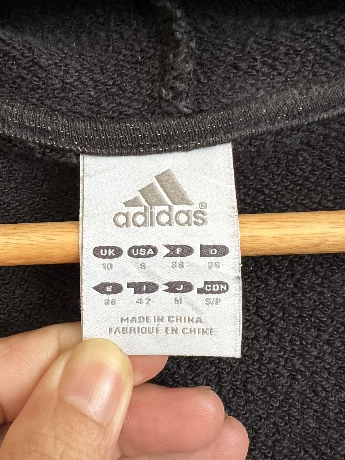 Adidas × Vintage Vintage adidas Rare Design Hoodie Size S / US 4 / IT 40 - 7 Thumbnail