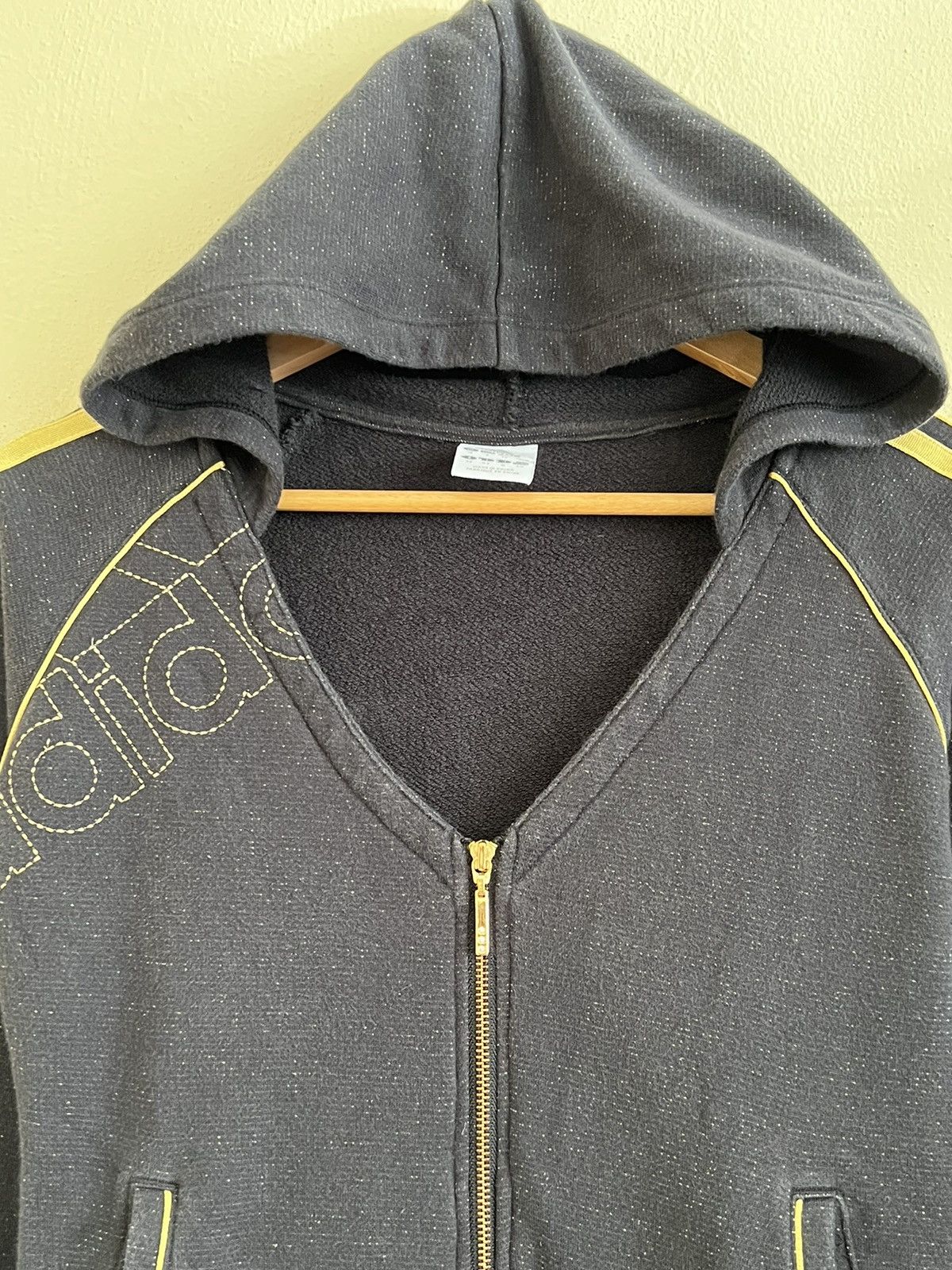 Adidas × Vintage Vintage adidas Rare Design Hoodie Size S / US 4 / IT 40 - 4 Thumbnail