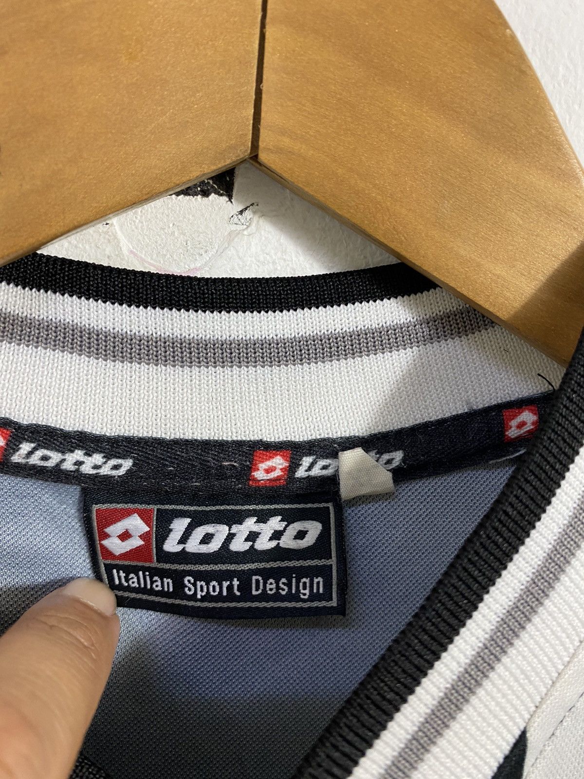 Lotto Sport Vintage 00’s Juventus F.C Jersey Tele+ Sponsor Jersey Size US XL / EU 56 / 4 - 3 Thumbnail