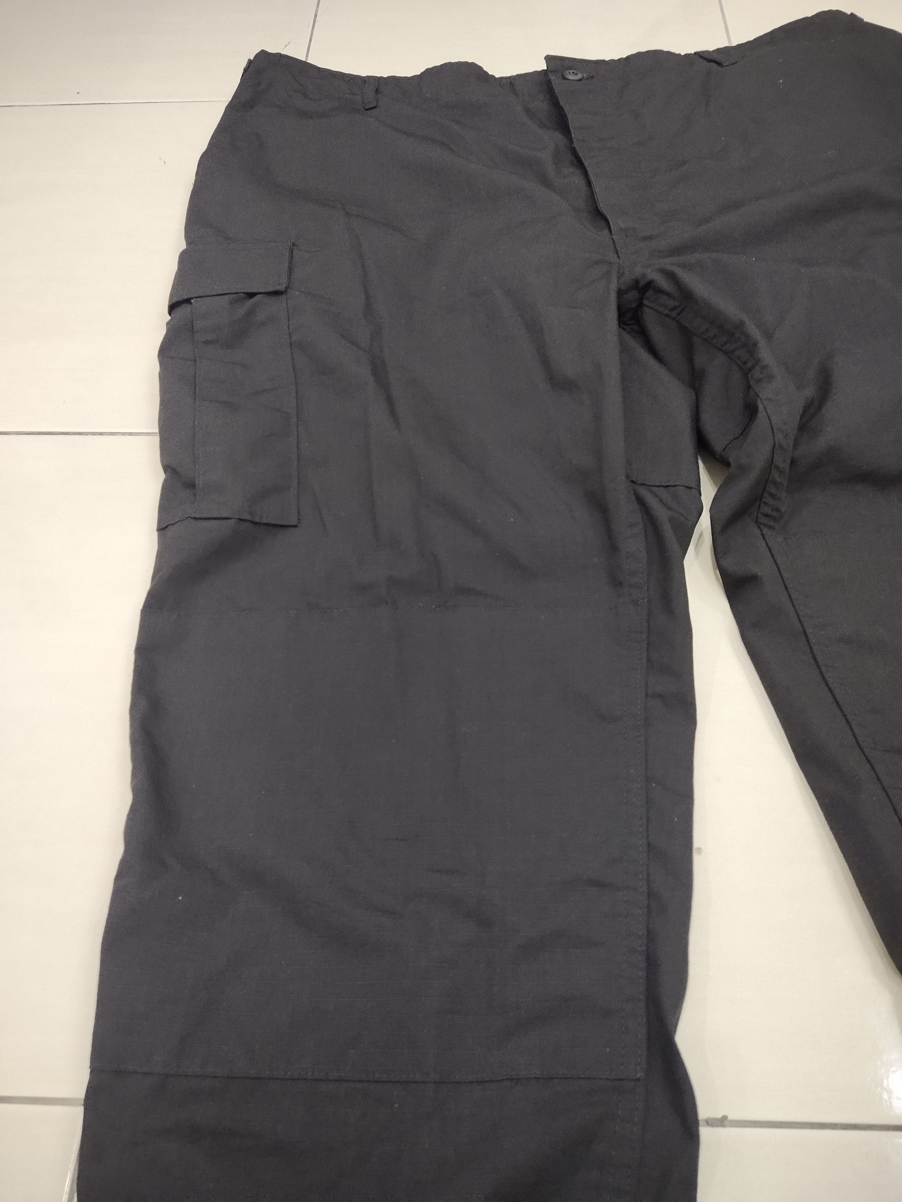 Vintage Oversize Vintage Combat Black Tactical Cargo Pants Size US 44 / EU 60 - 7 Thumbnail