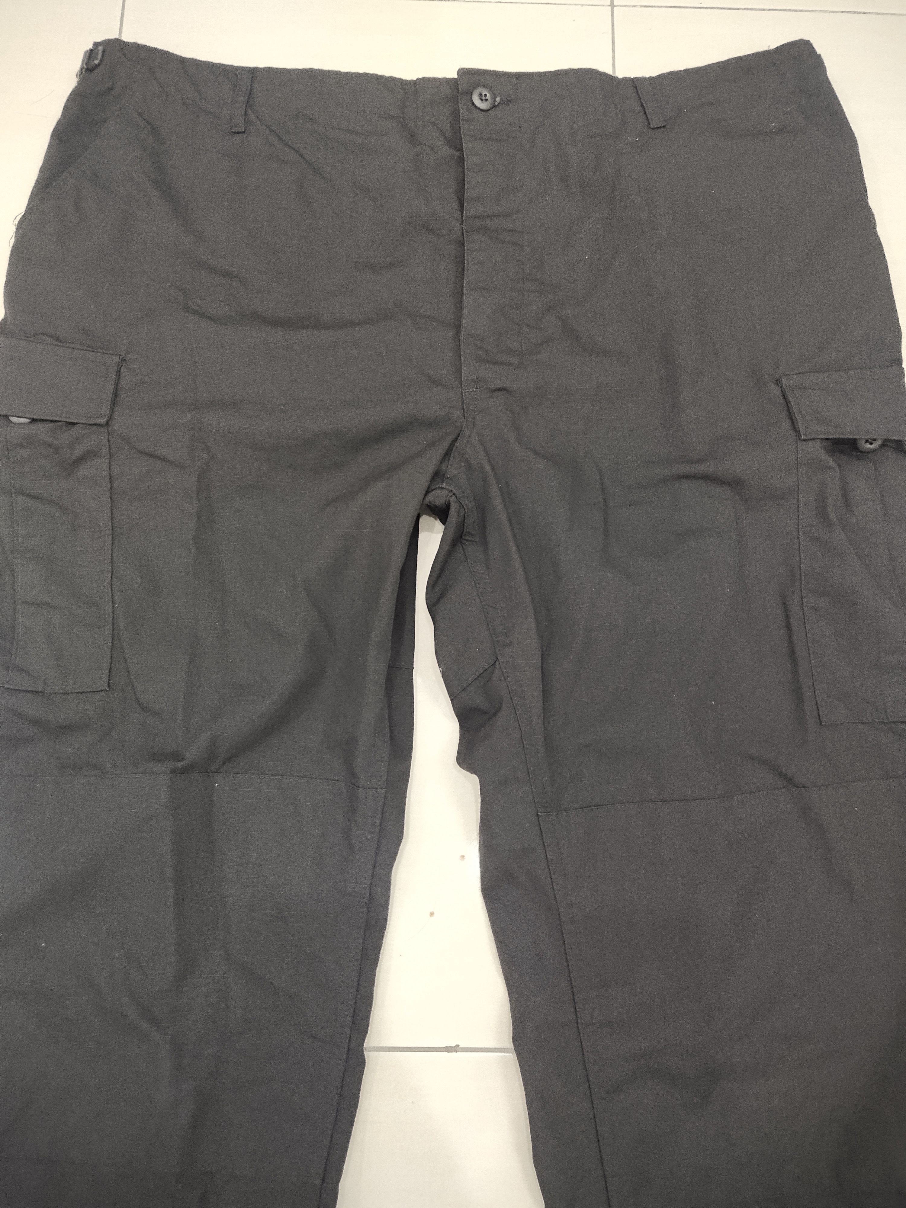 Vintage Oversize Vintage Combat Black Tactical Cargo Pants Size US 44 / EU 60 - 4 Thumbnail