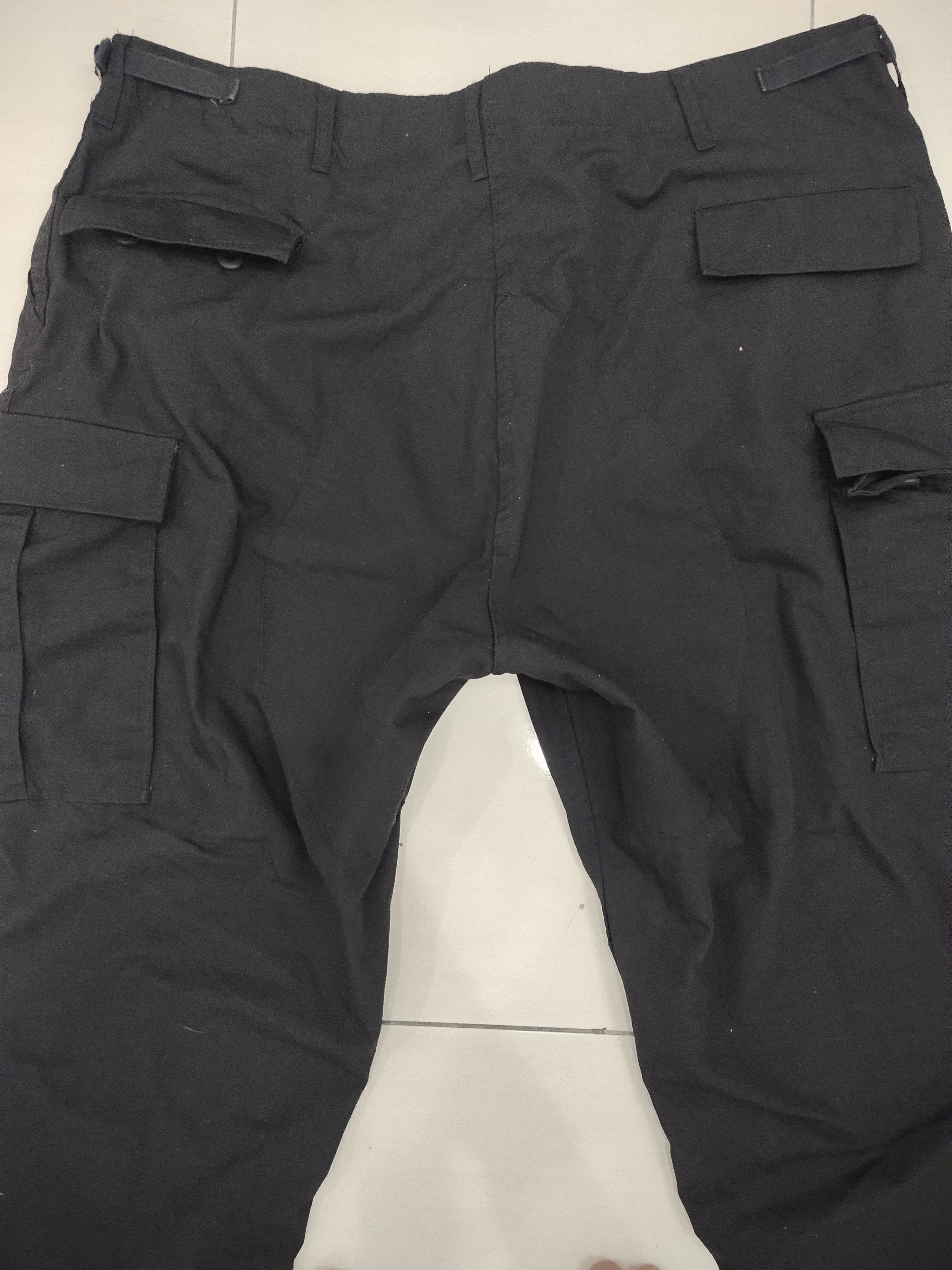 Vintage Oversize Vintage Combat Black Tactical Cargo Pants Size US 44 / EU 60 - 3 Thumbnail