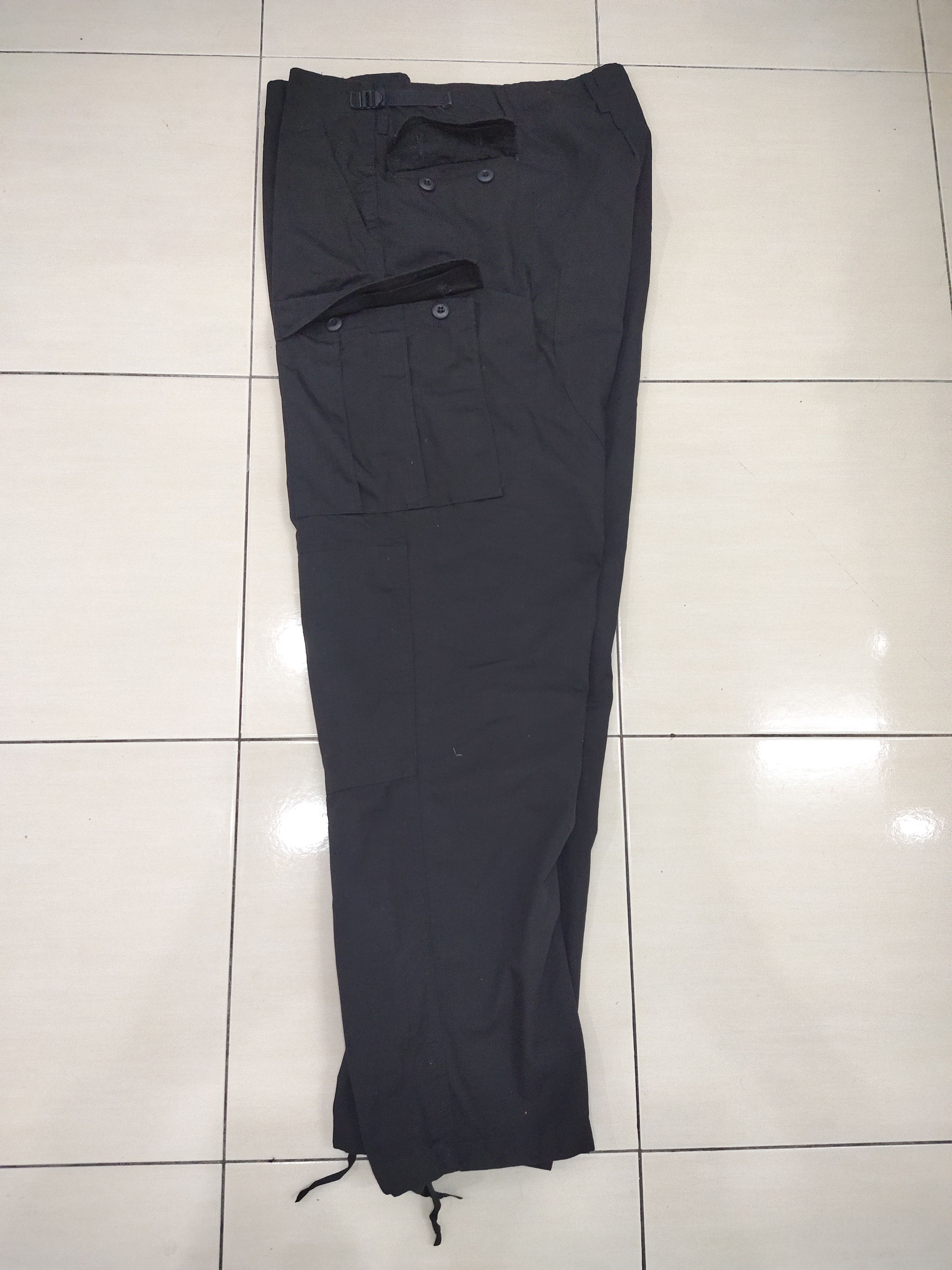 Vintage Oversize Vintage Combat Black Tactical Cargo Pants Size US 44 / EU 60 - 8 Thumbnail