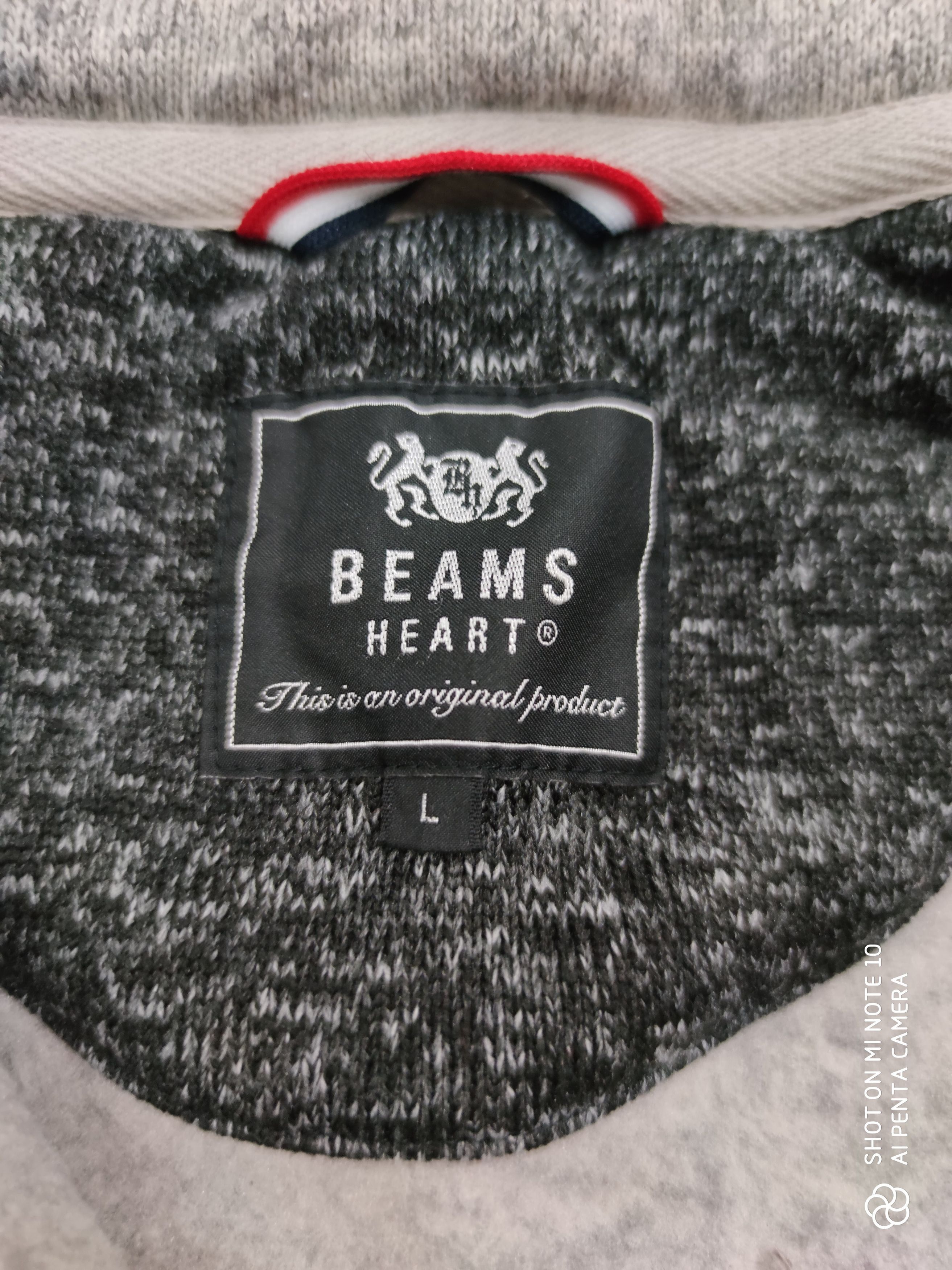 Beams Japan Japanese Brand Beams Heart Sweatshirt Hoodie Size US L / EU 52-54 / 3 - 7 Thumbnail