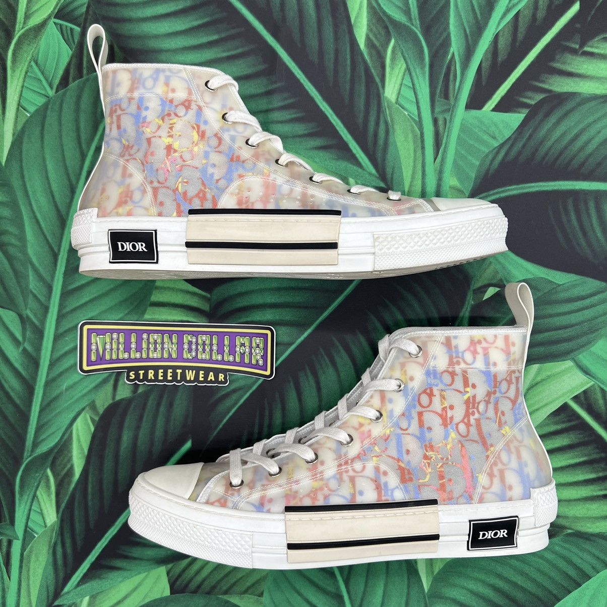 image of Dior B23 Sneaker High ‘Oblique Multicolor’ Sz- 12M/45Eu, Men's