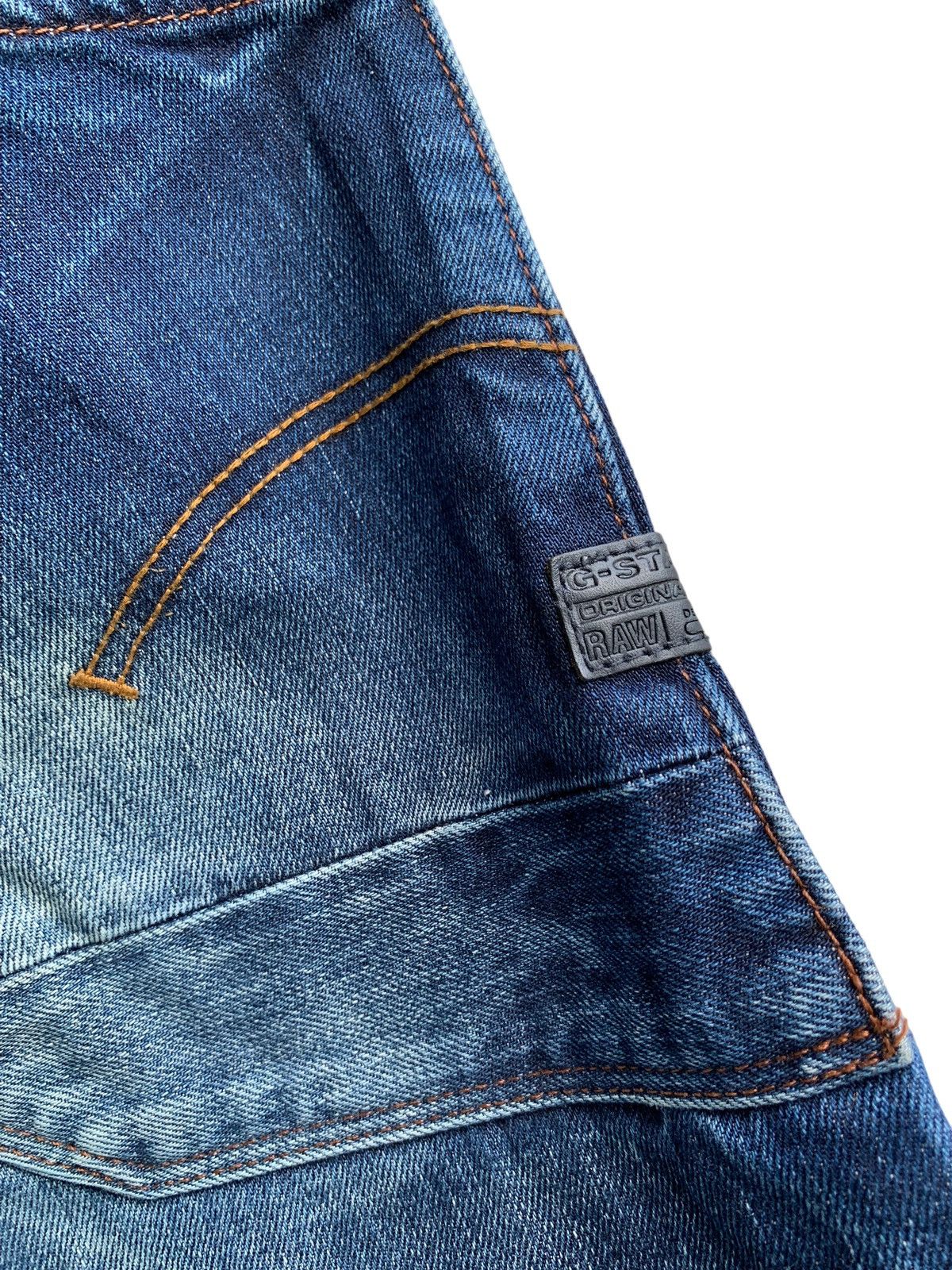 G-Star Designer G-Star Raw Distressed Curved Leg Denim Size US 32 / EU 48 - 9 Thumbnail