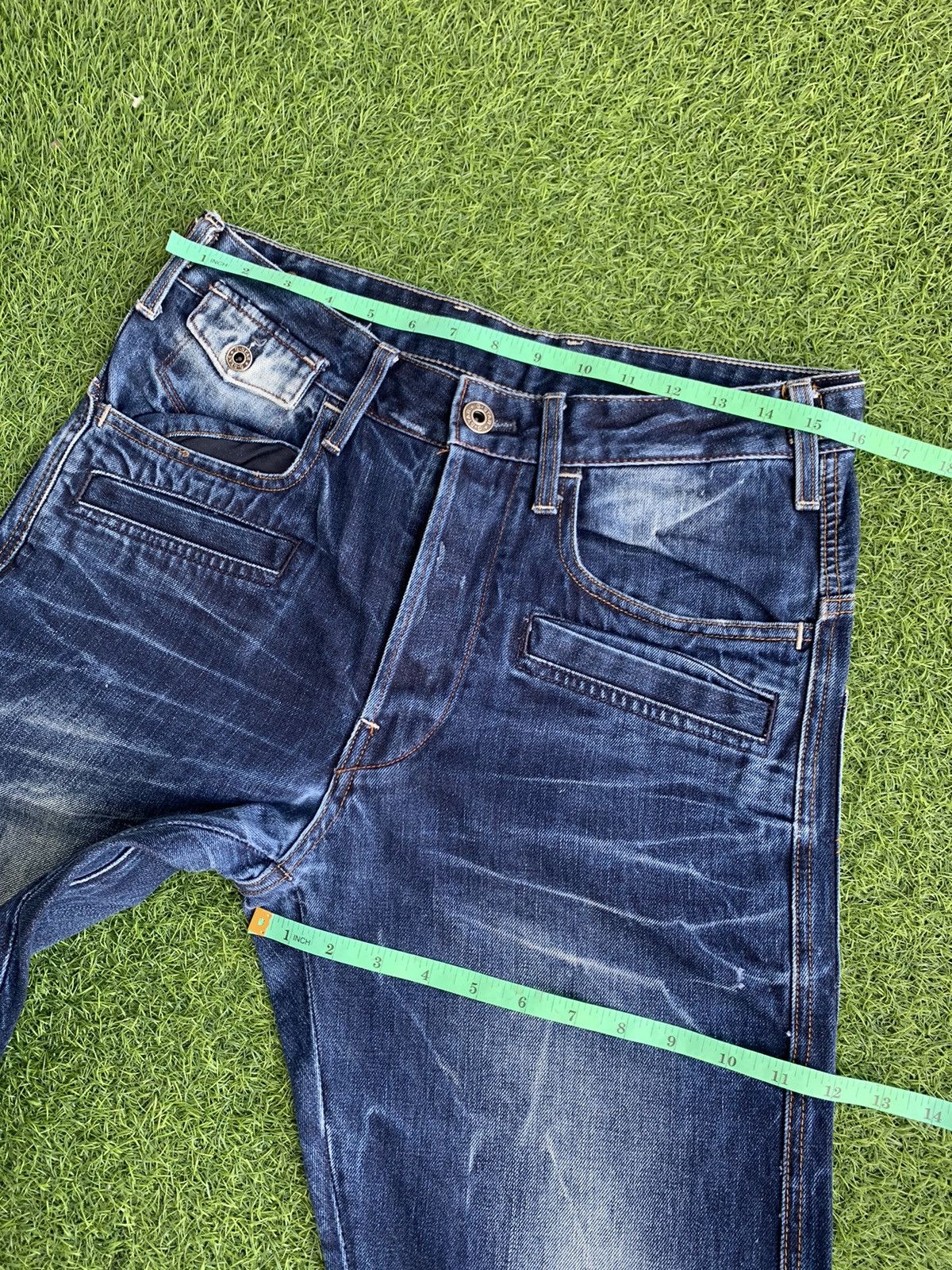 G-Star Designer G-Star Raw Distressed Curved Leg Denim Size US 32 / EU 48 - 16 Thumbnail