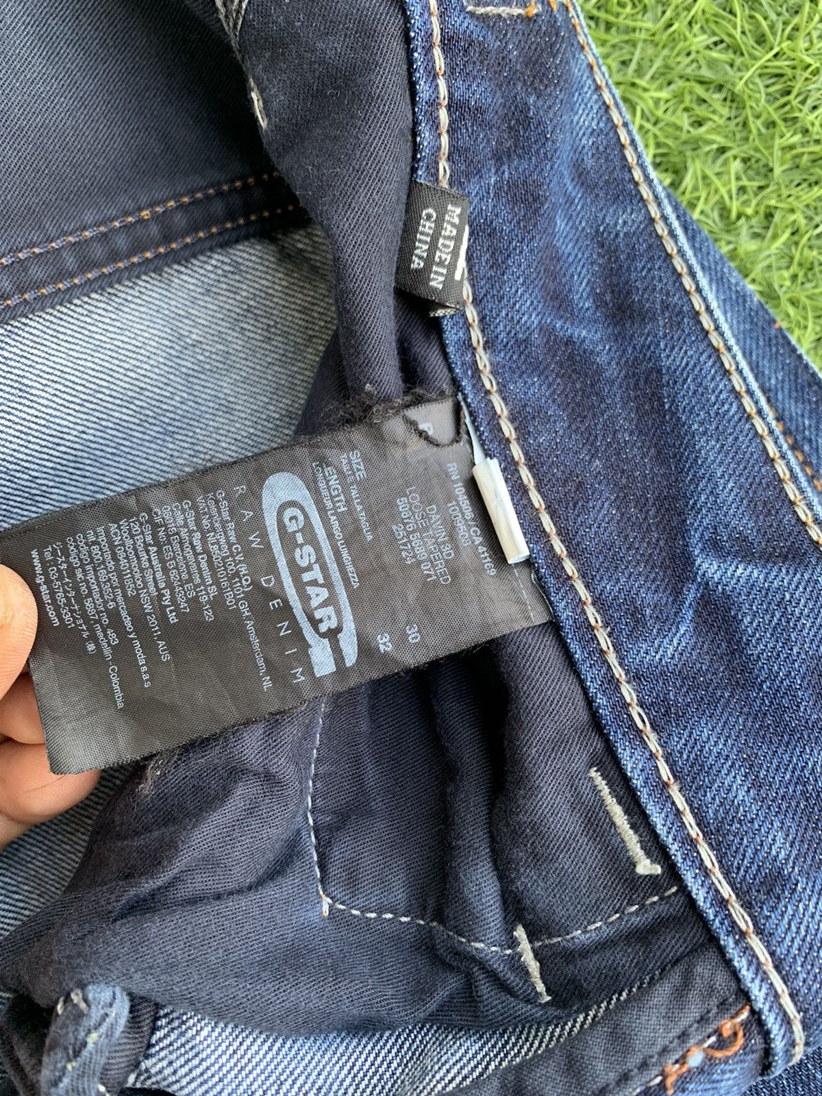 G-Star Designer G-Star Raw Distressed Curved Leg Denim Size US 32 / EU 48 - 11 Thumbnail