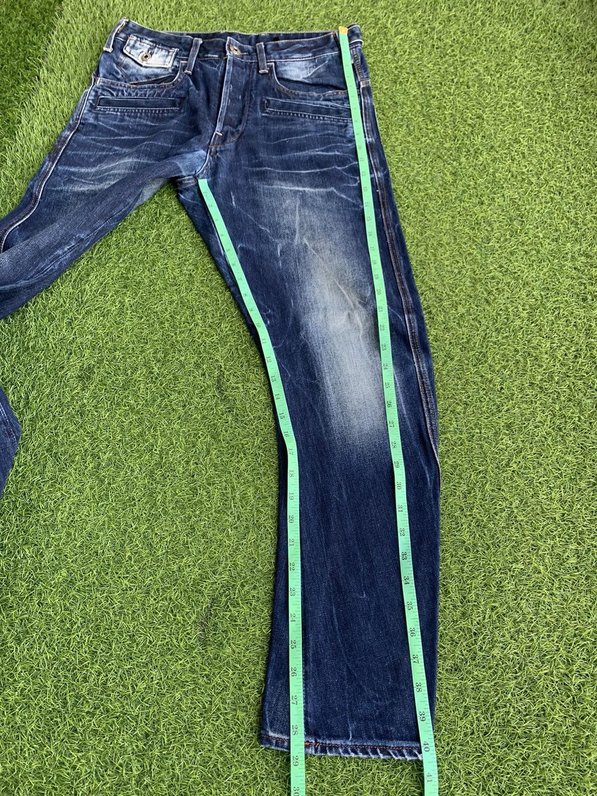 G-Star Designer G-Star Raw Distressed Curved Leg Denim Size US 32 / EU 48 - 14 Thumbnail