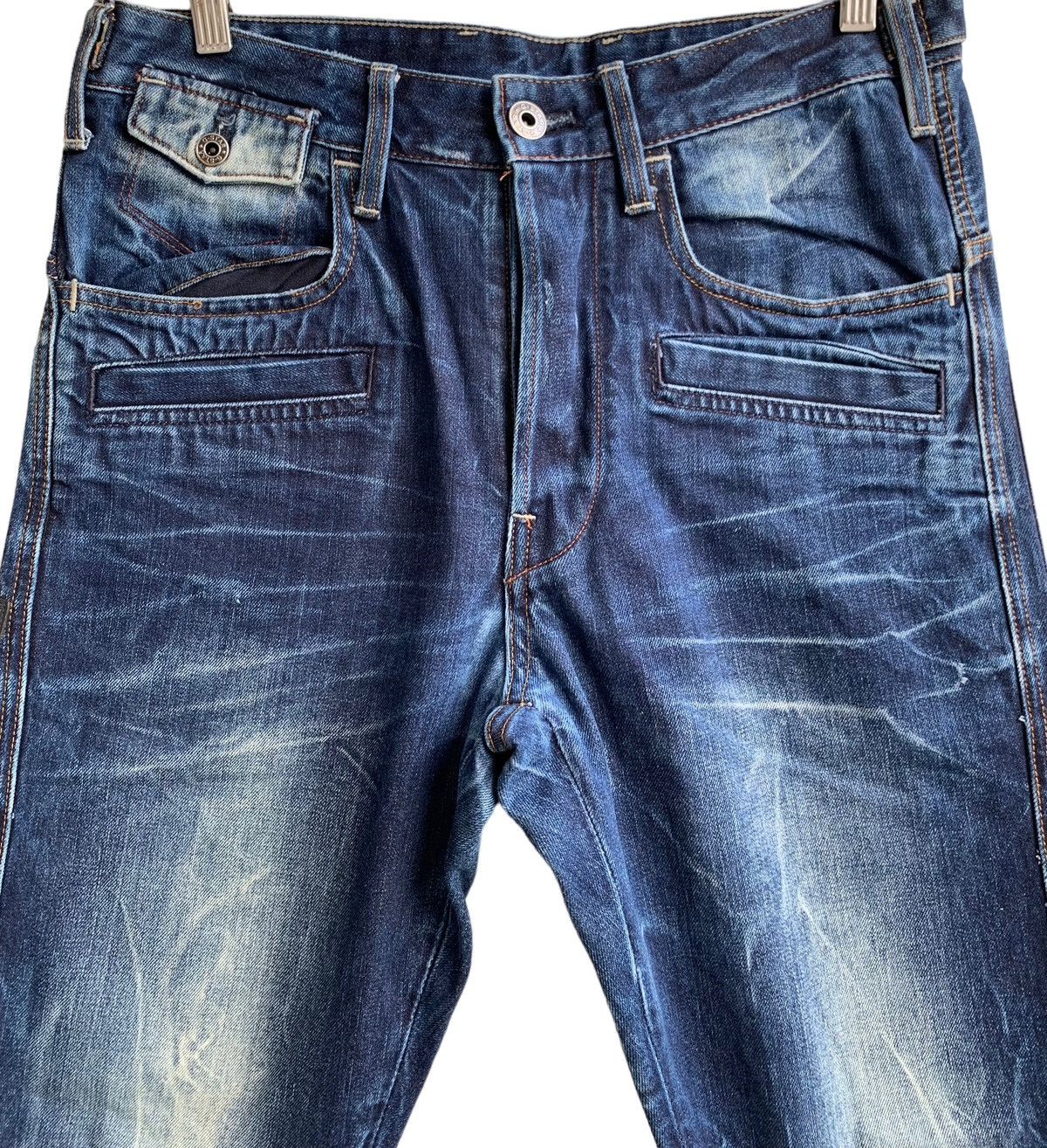 G-Star Designer G-Star Raw Distressed Curved Leg Denim Size US 32 / EU 48 - 6 Thumbnail