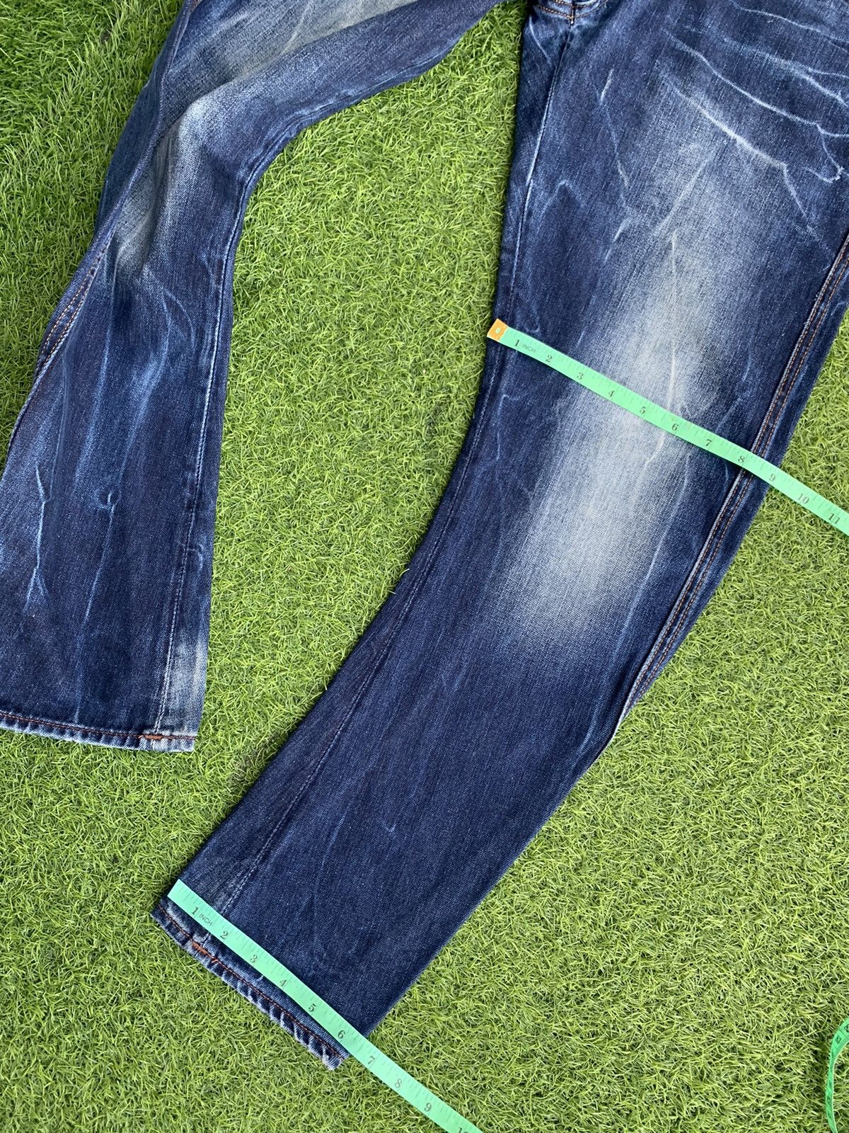 G-Star Designer G-Star Raw Distressed Curved Leg Denim Size US 32 / EU 48 - 15 Thumbnail