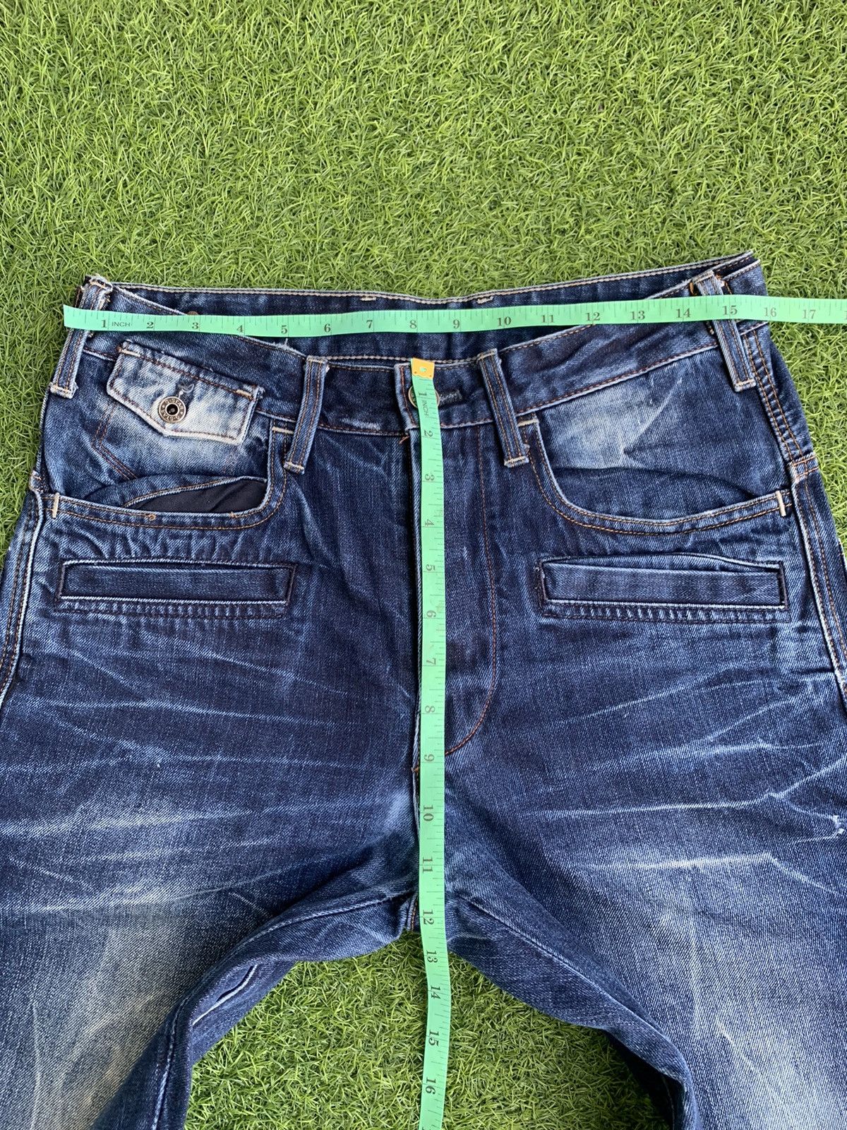 G-Star Designer G-Star Raw Distressed Curved Leg Denim Size US 32 / EU 48 - 17 Thumbnail