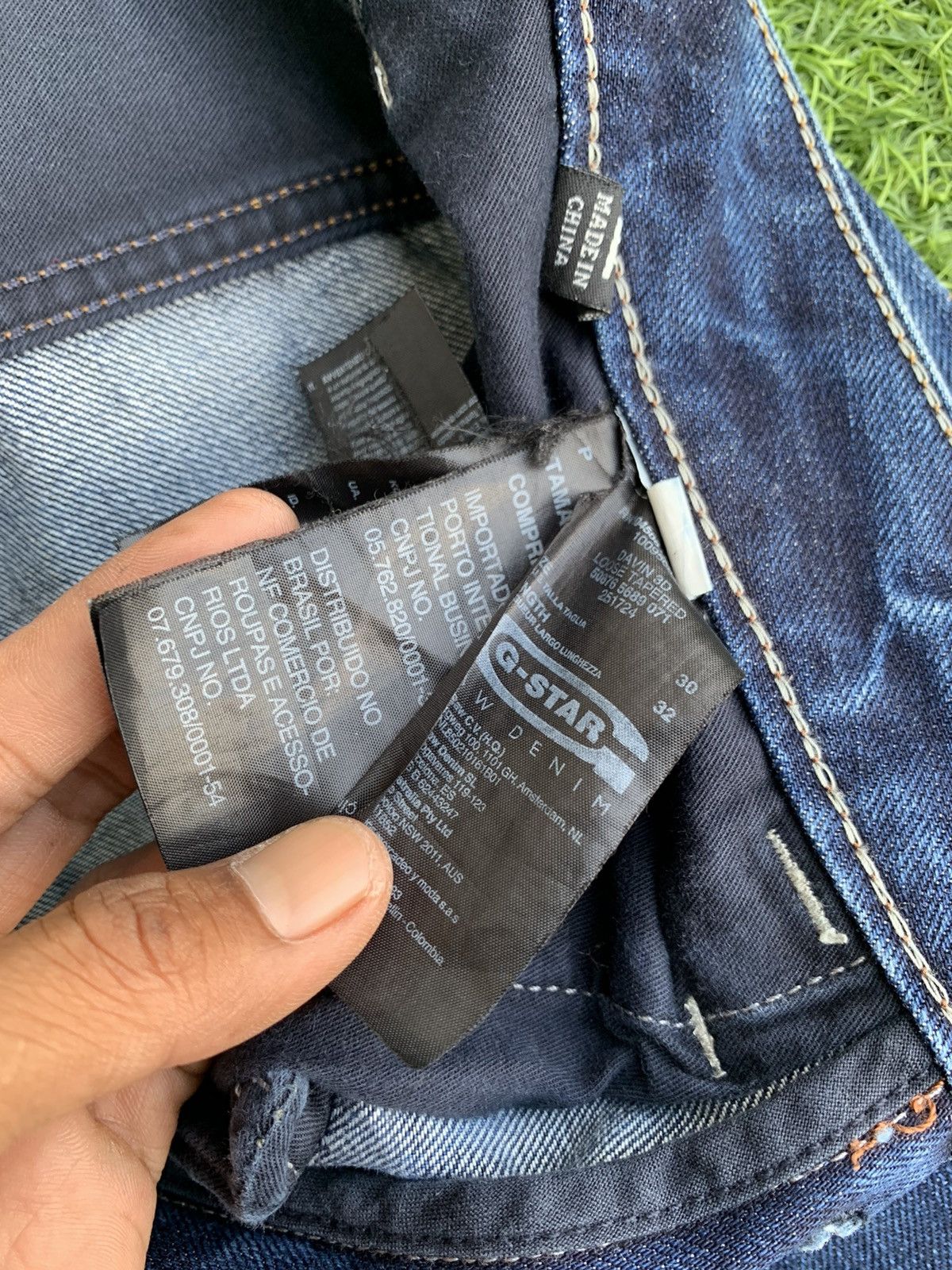 G-Star Designer G-Star Raw Distressed Curved Leg Denim Size US 32 / EU 48 - 10 Thumbnail