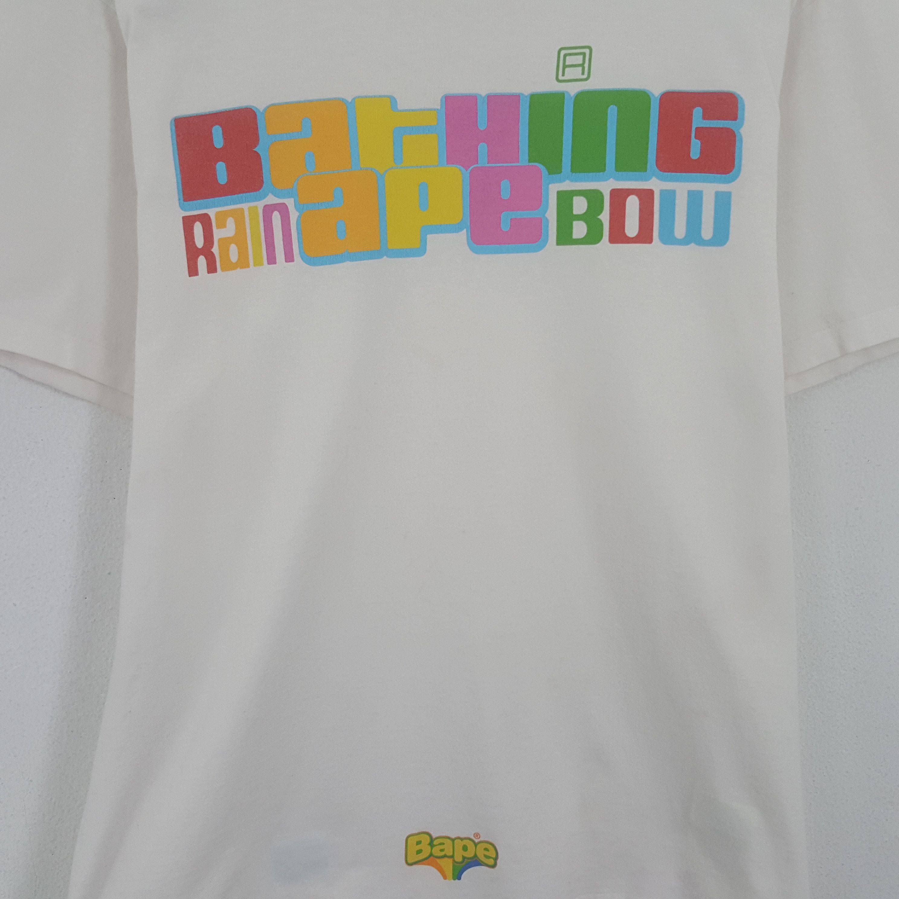 Bape × Vintage Vintage BAPE Bathing Rain Ape Bow Tshirt Size US M / EU 48-50 / 2 - 2 Thumbnail