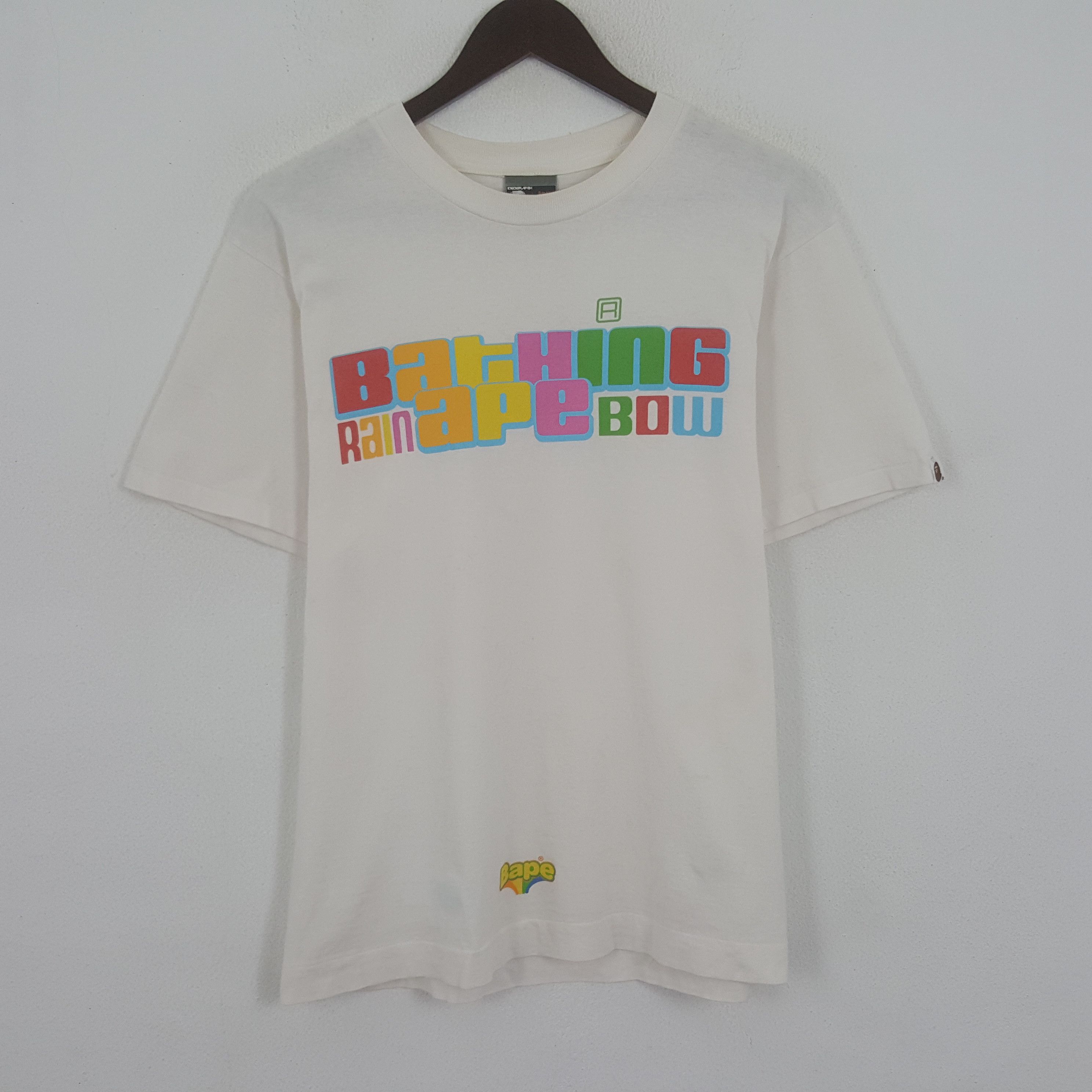 Bape × Vintage Vintage BAPE Bathing Rain Ape Bow Tshirt Size US M / EU 48-50 / 2 - 1 Thumbnail