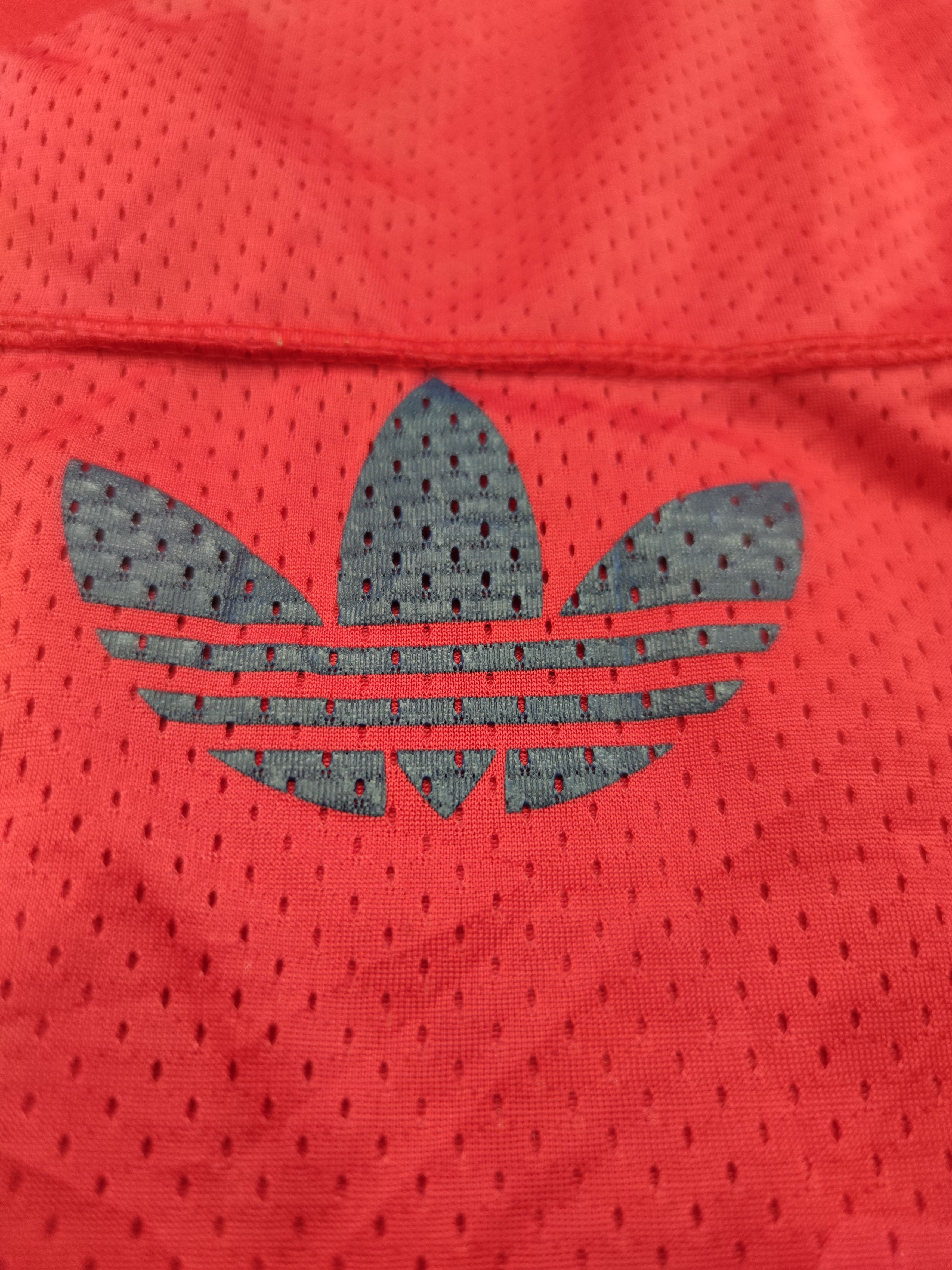 Adidas Vintage 90's Adidas Trefoil Polyester Oversize Shirt Size US M / EU 48-50 / 2 - 4 Thumbnail