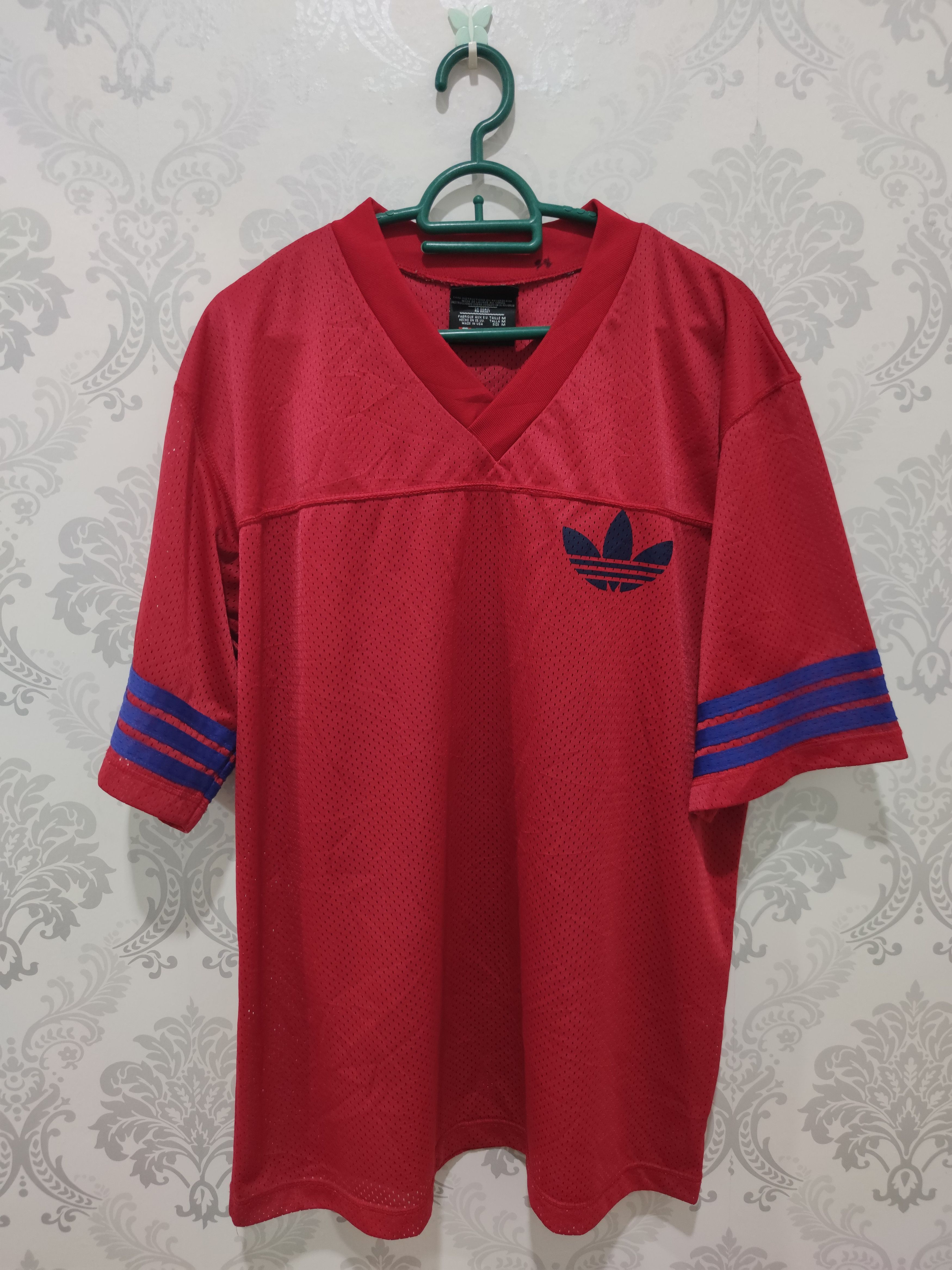 Vintage 90's Adidas Trefoil Polyester Oversize Shirt