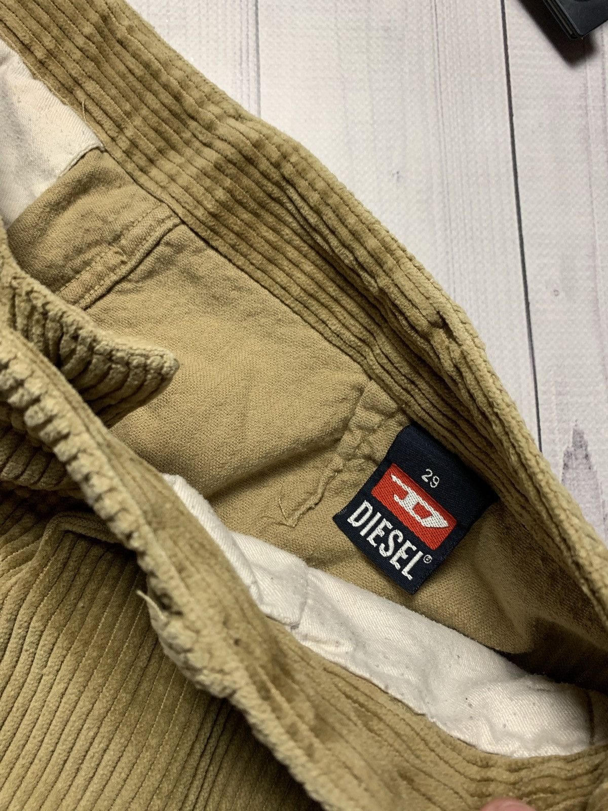 Diesel × Vintage Vintage Diesel cargo pants velvet pocket logo size 29 Size US 29 - 3 Thumbnail