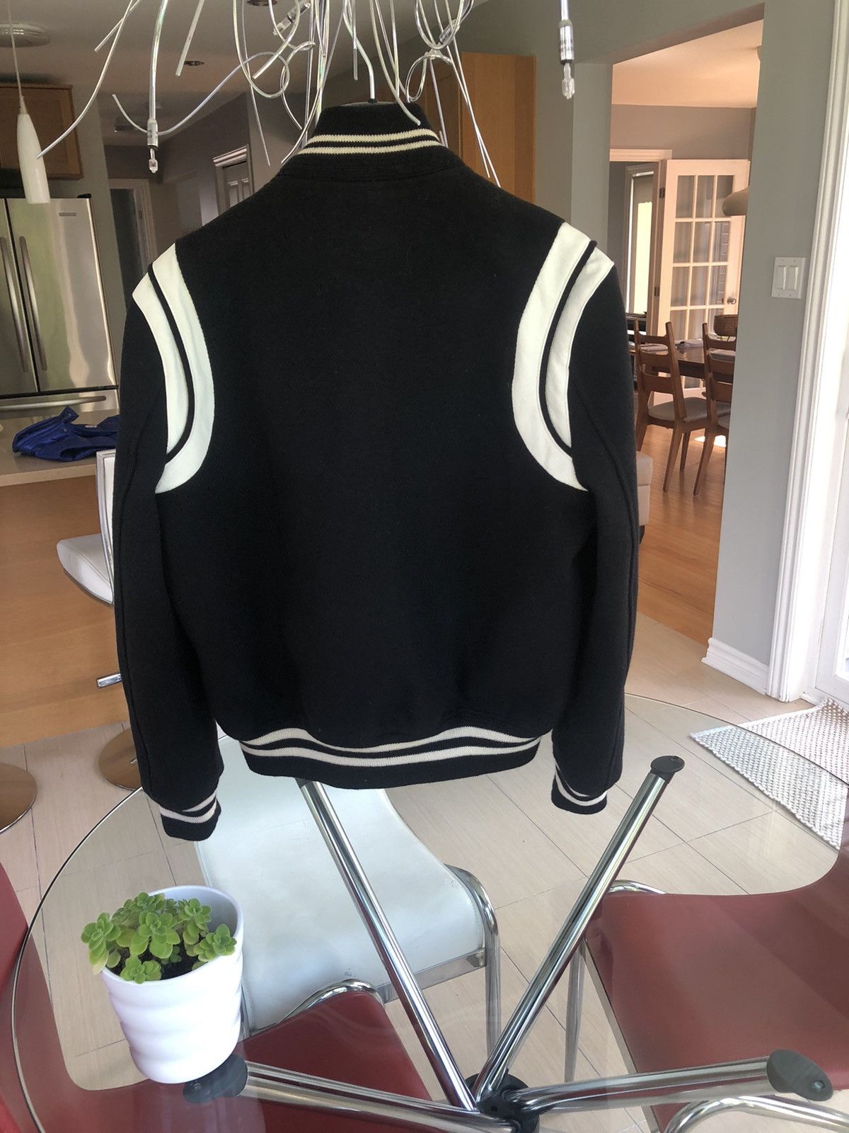 Hedi Slimane × Saint Laurent Paris Saint Laurent Teddy Bomber jacket Black small Size US S / EU 44-46 / 1 - 3 Thumbnail