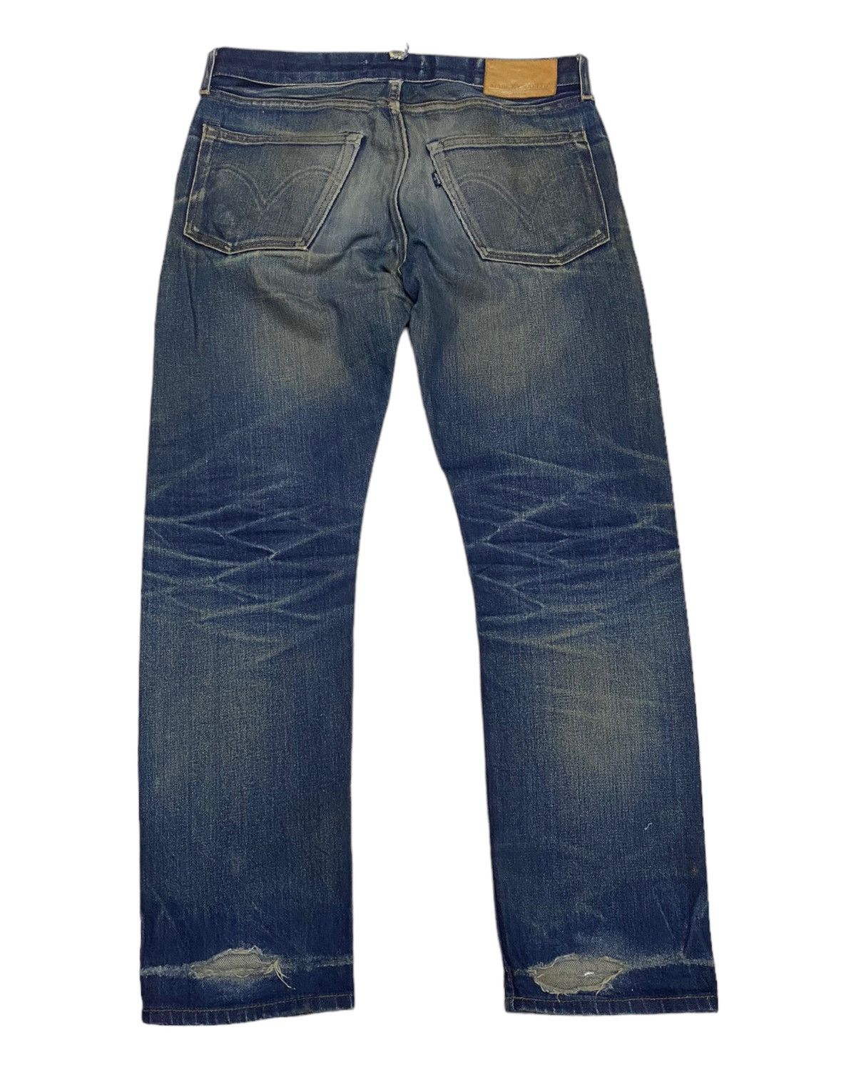 Levi's VINTAGE LEVIS MADE & CRAFTED SELVEDGE DISTRESSED DENIM JEAN Size US 31 - 4 Thumbnail