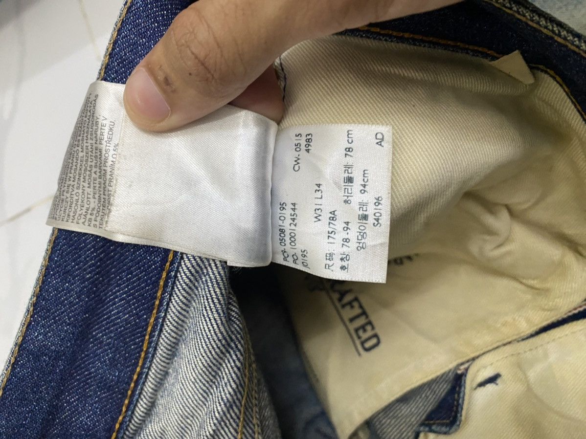 Levi's VINTAGE LEVIS MADE & CRAFTED SELVEDGE DISTRESSED DENIM JEAN Size US 31 - 12 Thumbnail