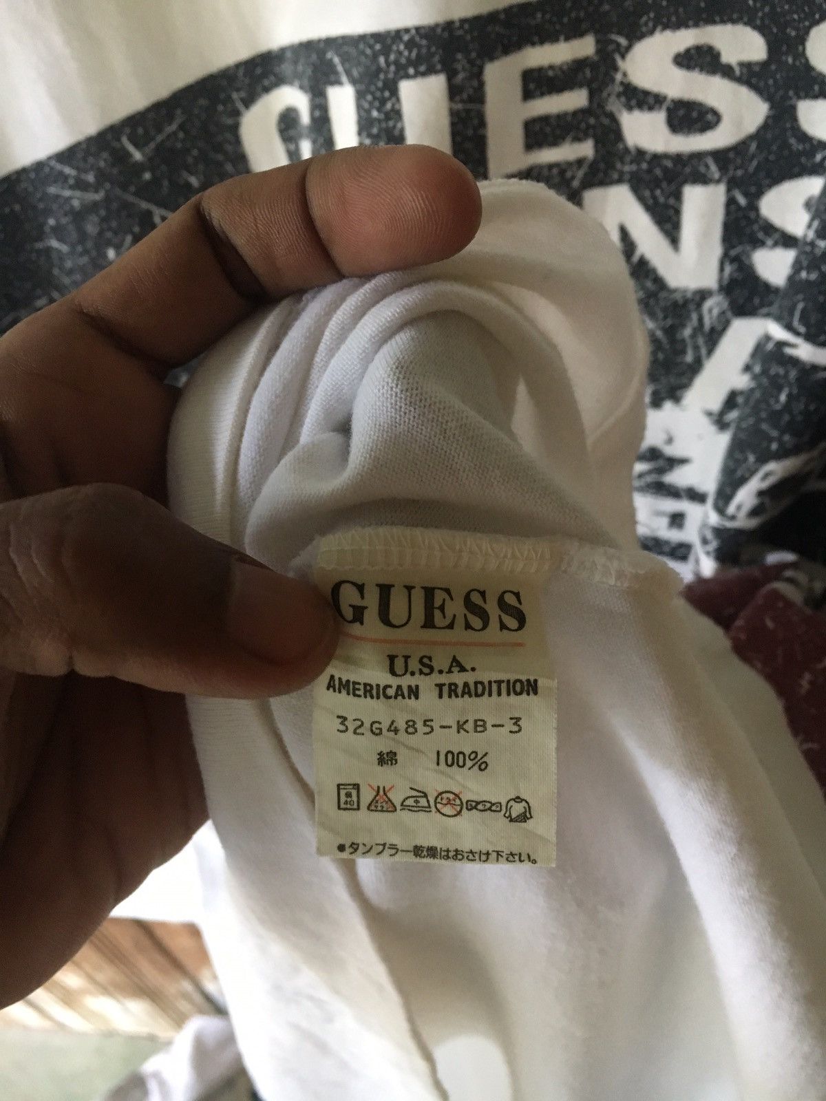 Guess VINTAGE GUESS 90s SIZE L TEE SHIRT JAPAN Size US L / EU 52-54 / 3 - 6 Thumbnail