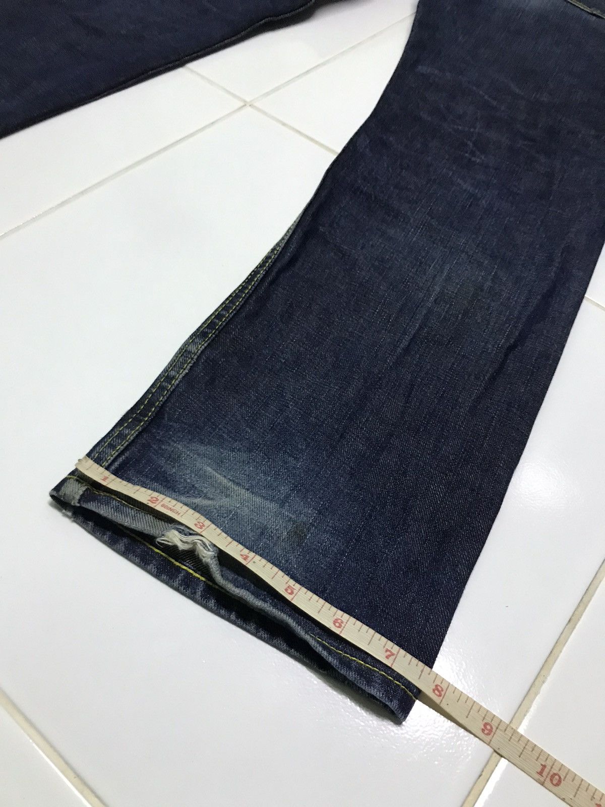 Vintage 🔥Rare🔥The fat tokyo since 2002 denim jeans Size US 26 / EU 42 - 7 Thumbnail