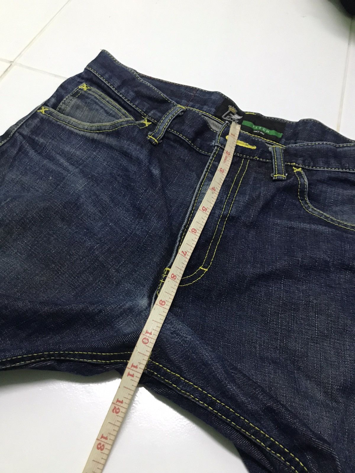 Vintage 🔥Rare🔥The fat tokyo since 2002 denim jeans Size US 26 / EU 42 - 11 Thumbnail