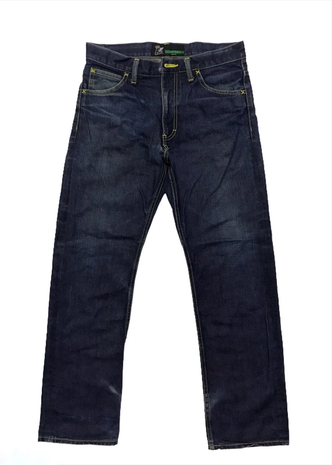 Vintage 🔥Rare🔥The fat tokyo since 2002 denim jeans Size US 26 / EU 42 - 3 Thumbnail