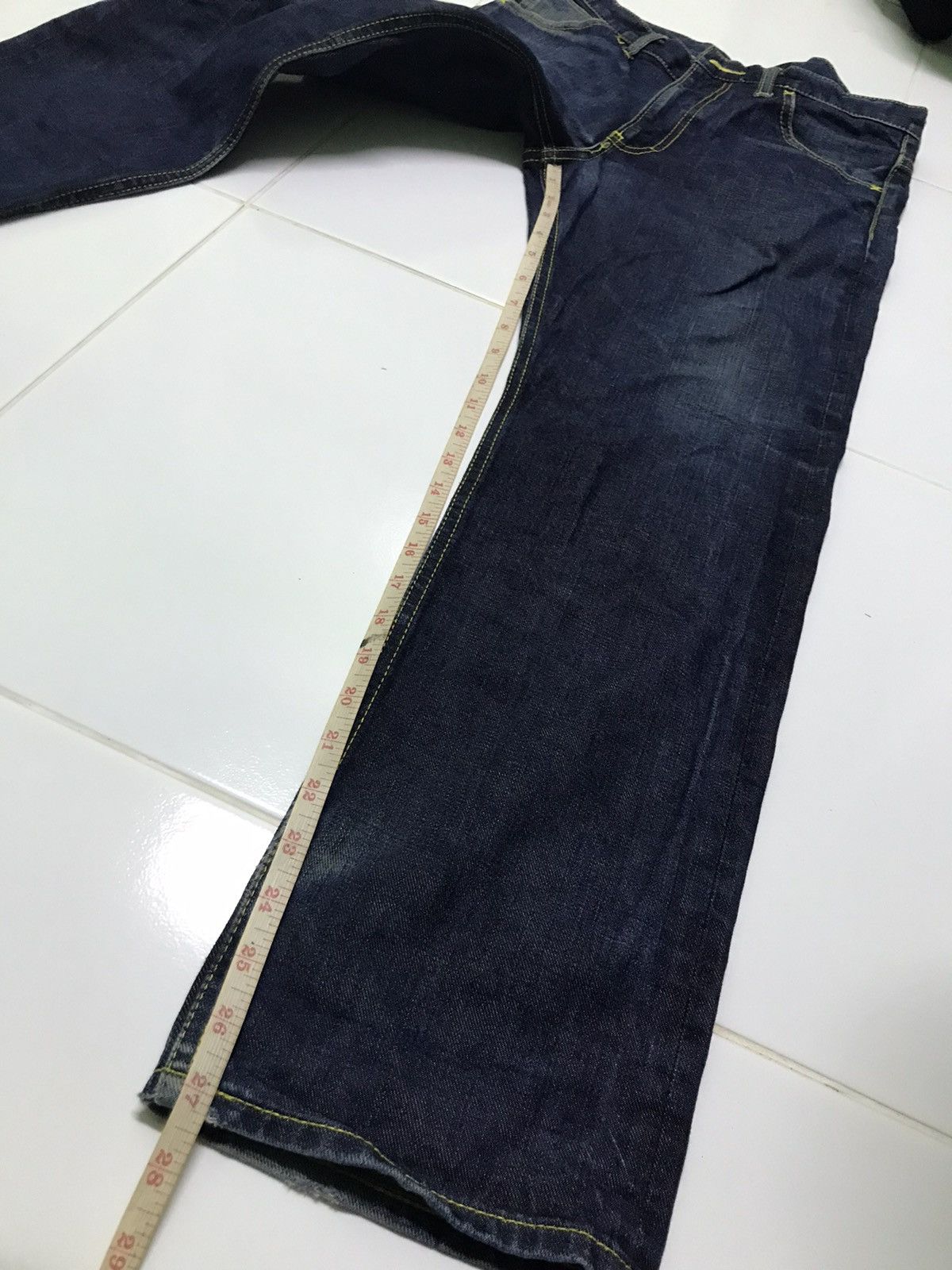 Vintage 🔥Rare🔥The fat tokyo since 2002 denim jeans Size US 26 / EU 42 - 8 Thumbnail