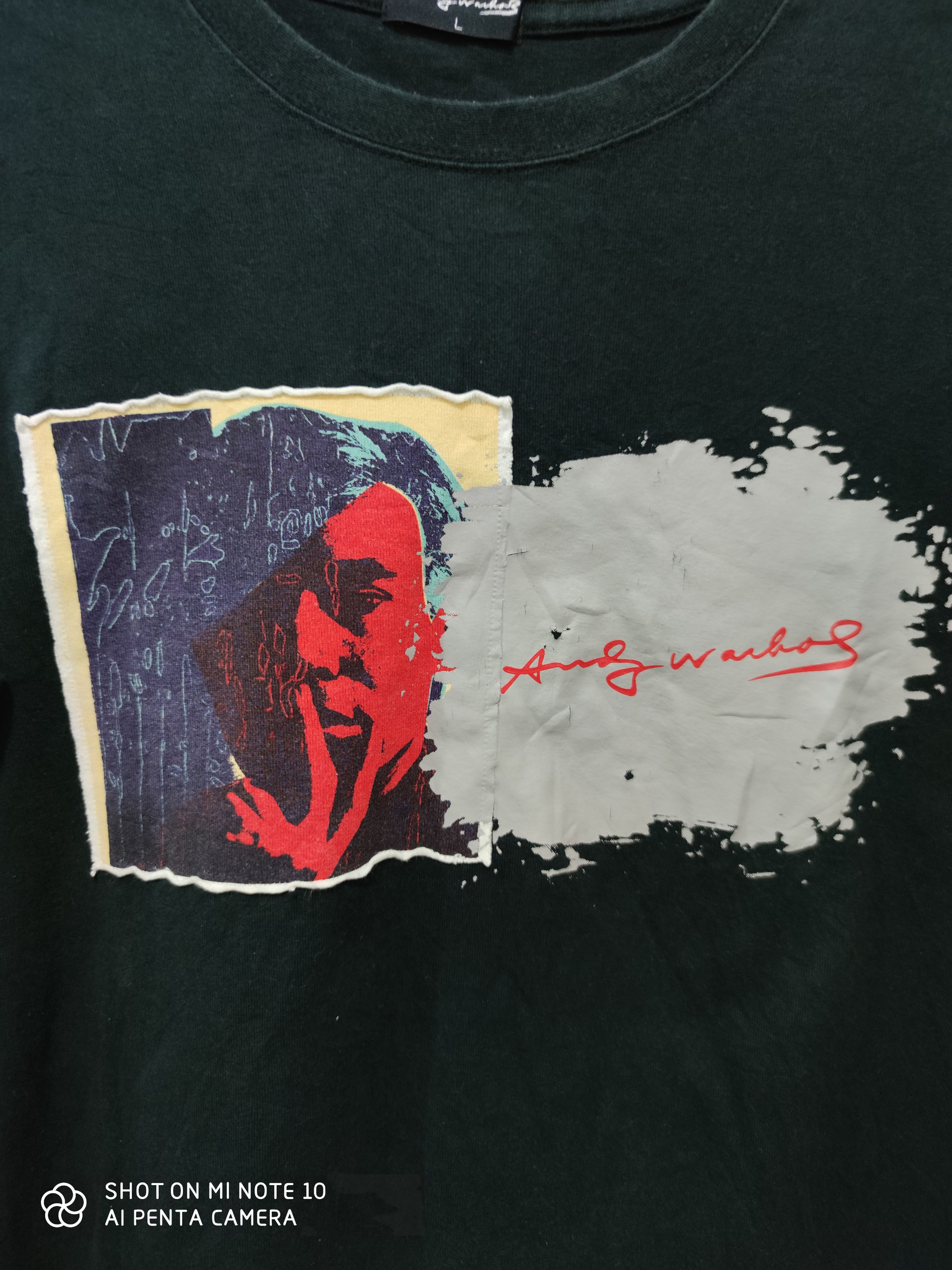 Andy Warhol × Uniqlo × Vintage Vintage Andy Warhol Patch & Paint Art Long Sleeve T-Shirt Size US L / EU 52-54 / 3 - 2 Thumbnail