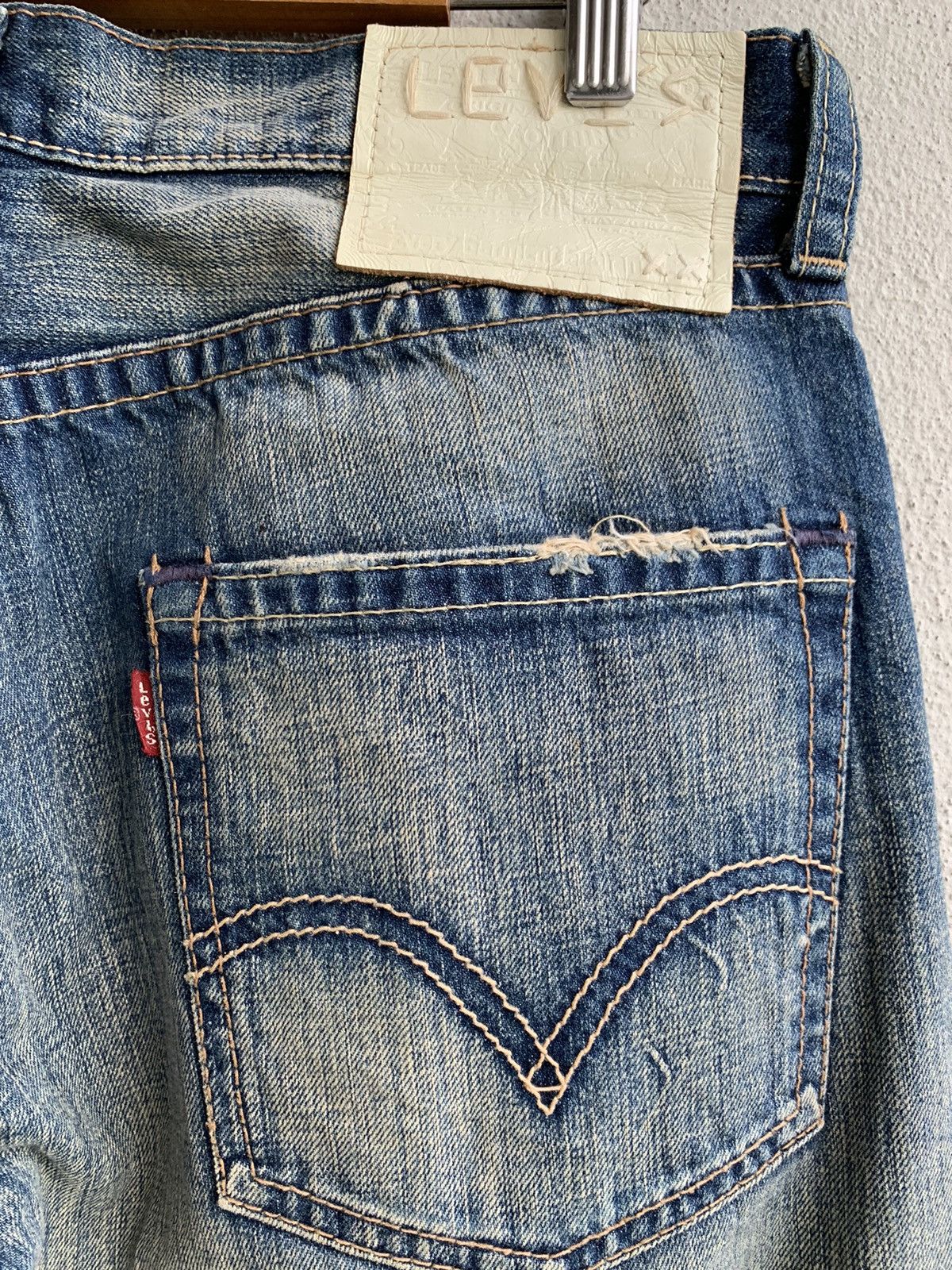 Designer × Levi's × Levi's Vintage Clothing Vintage Distressed Levis Denim jeans Size US 32 / EU 48 - 15 Thumbnail