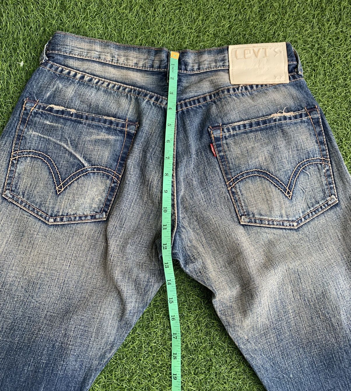 Designer × Levi's × Levi's Vintage Clothing Vintage Distressed Levis Denim jeans Size US 32 / EU 48 - 17 Thumbnail
