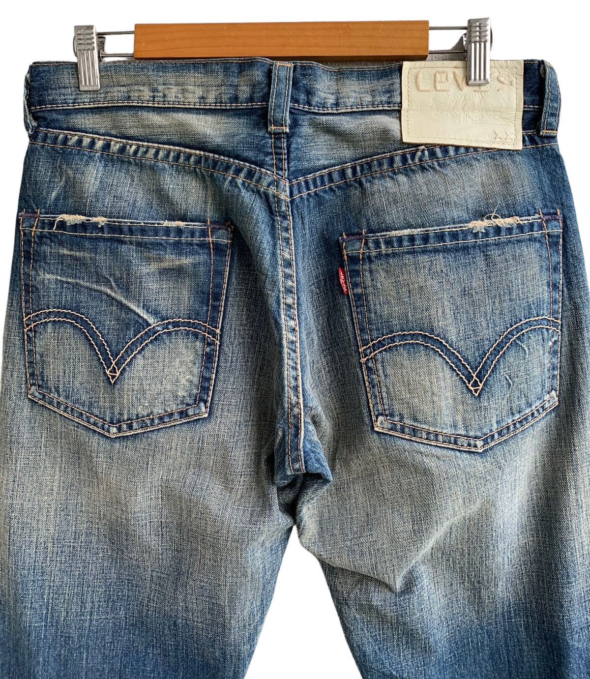 Designer × Levi's × Levi's Vintage Clothing Vintage Distressed Levis Denim jeans Size US 32 / EU 48 - 10 Thumbnail
