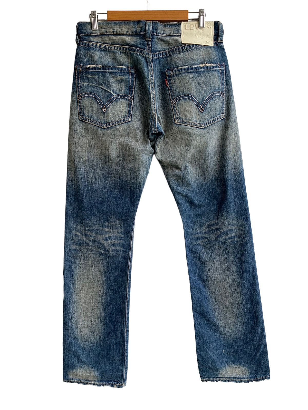 Designer × Levi's × Levi's Vintage Clothing Vintage Distressed Levis Denim jeans Size US 32 / EU 48 - 2 Thumbnail