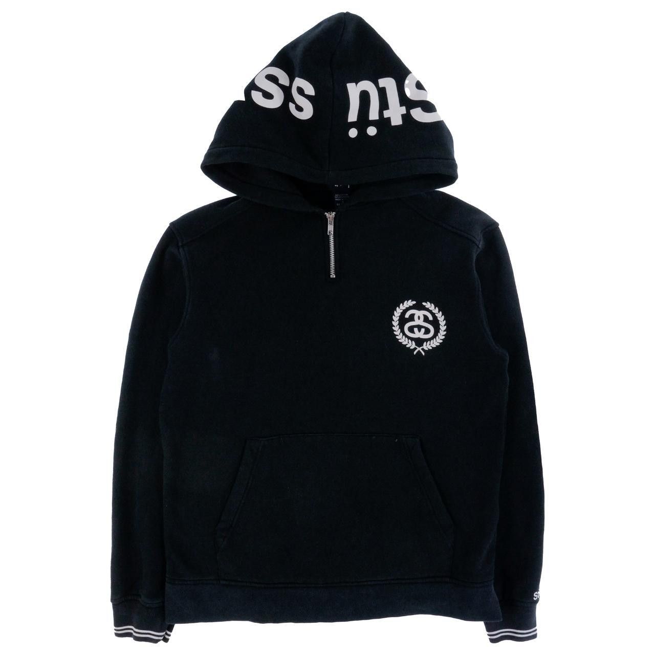 Vintage Stussy Hood Logo Hoodie Size S