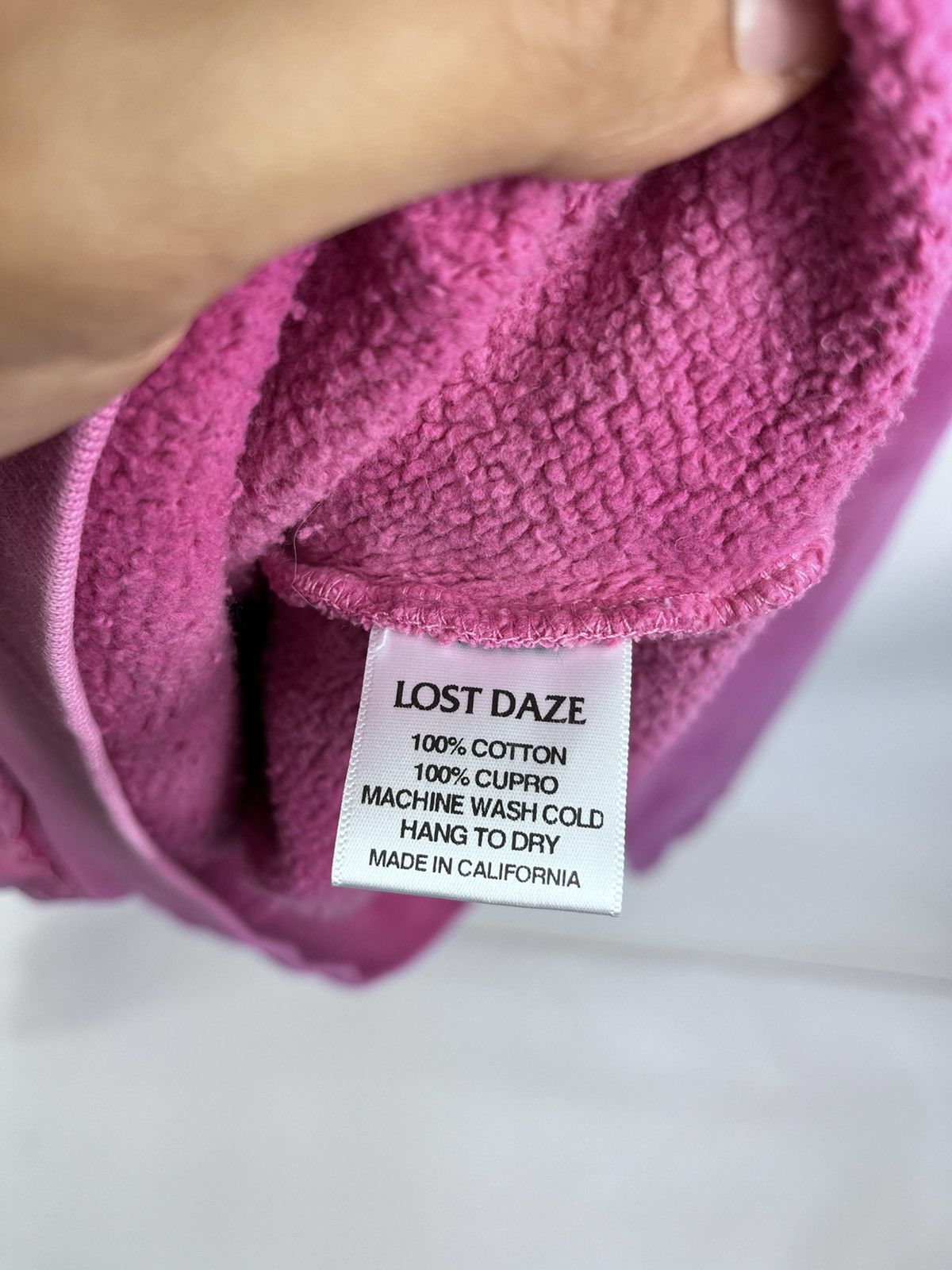 Lost Daze Patch work logo embroidered tie dye hoodie Size US M / EU 48-50 / 2 - 10 Thumbnail