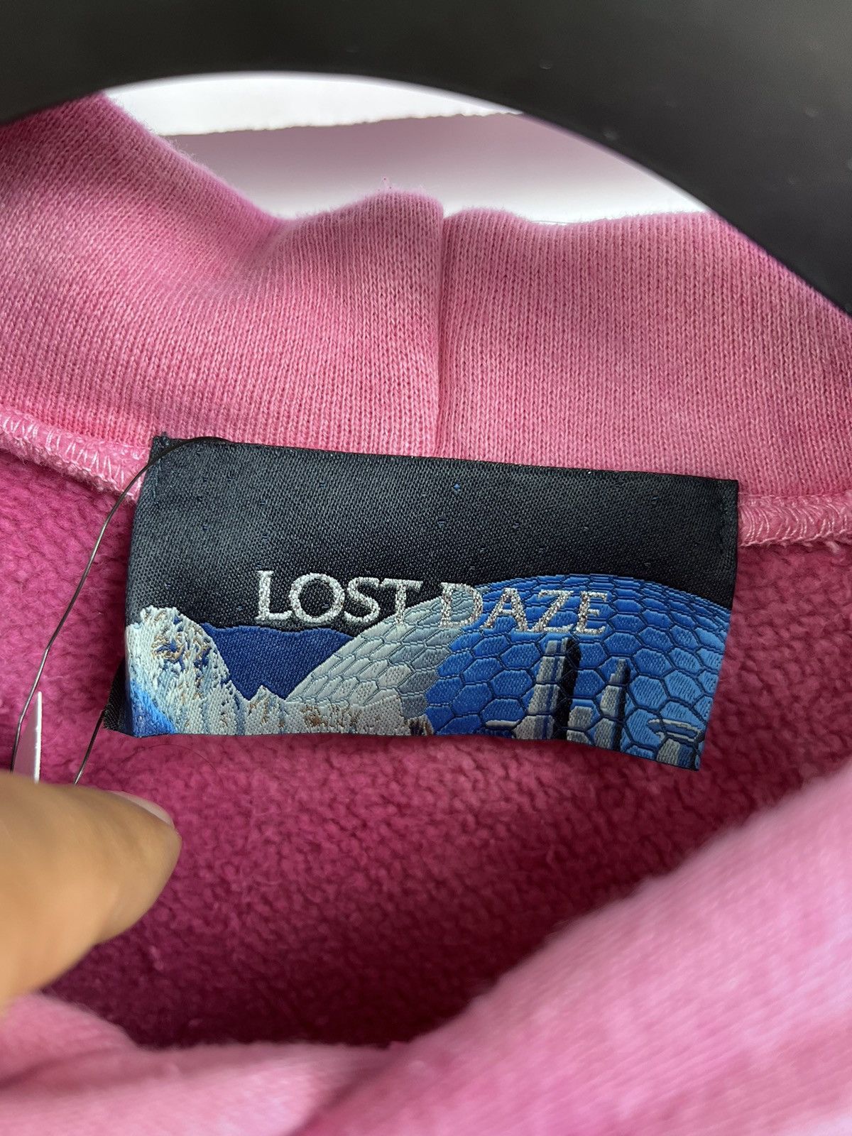 Lost Daze Patch work logo embroidered tie dye hoodie Size US M / EU 48-50 / 2 - 8 Thumbnail